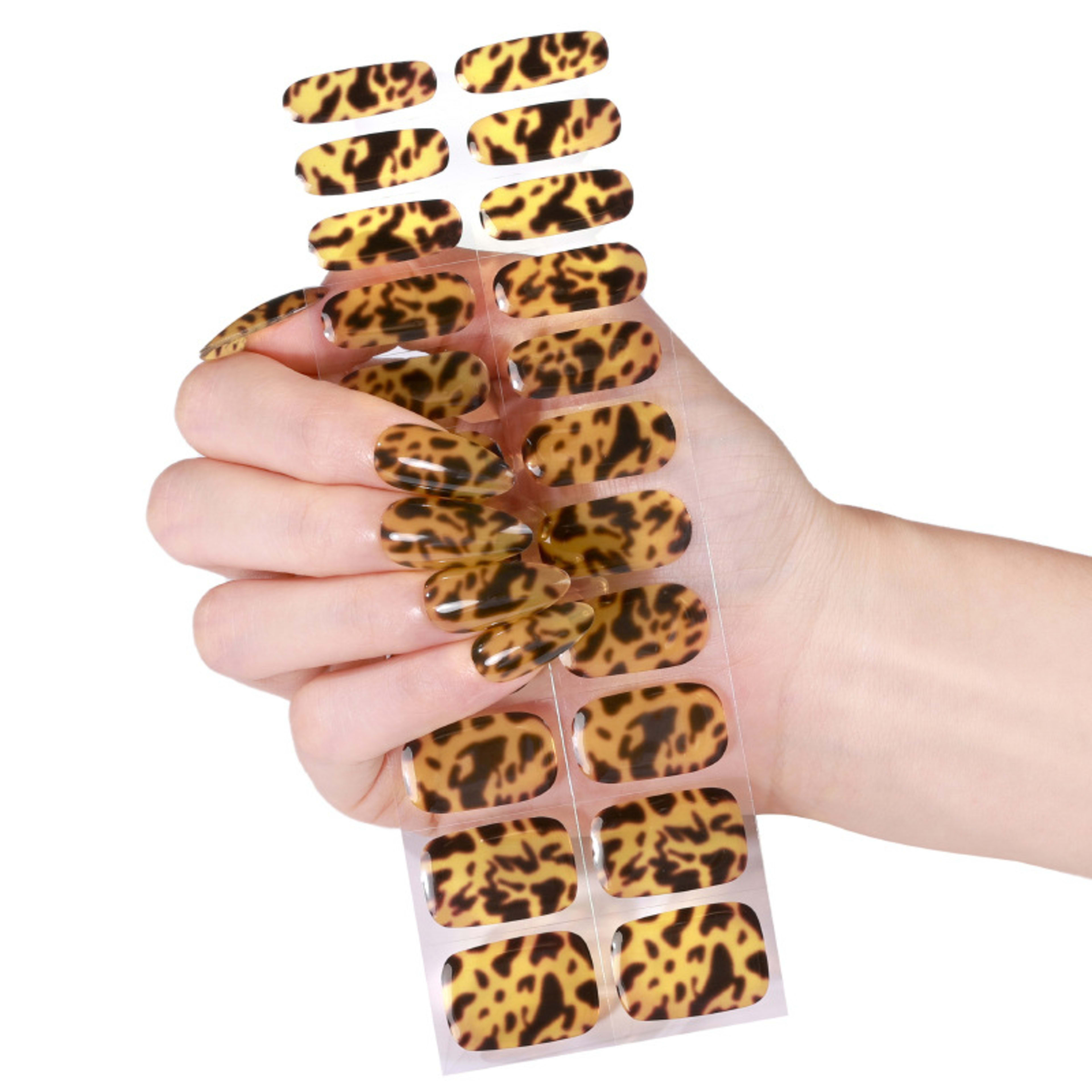 Waterproof Leopard Print Gel Nail Stickers 13