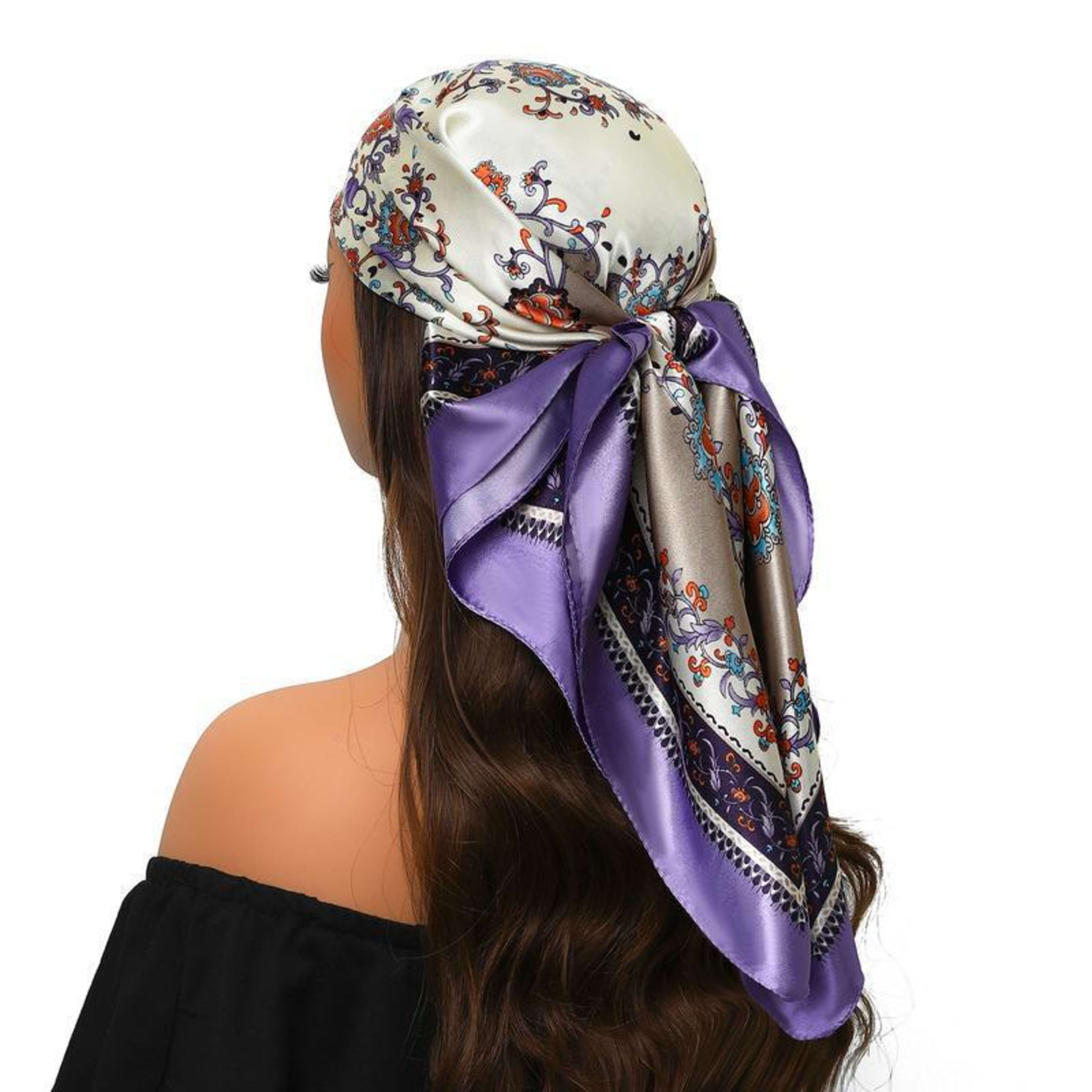 Women's Creative Printed All-Match Shawl Headscarf 18
