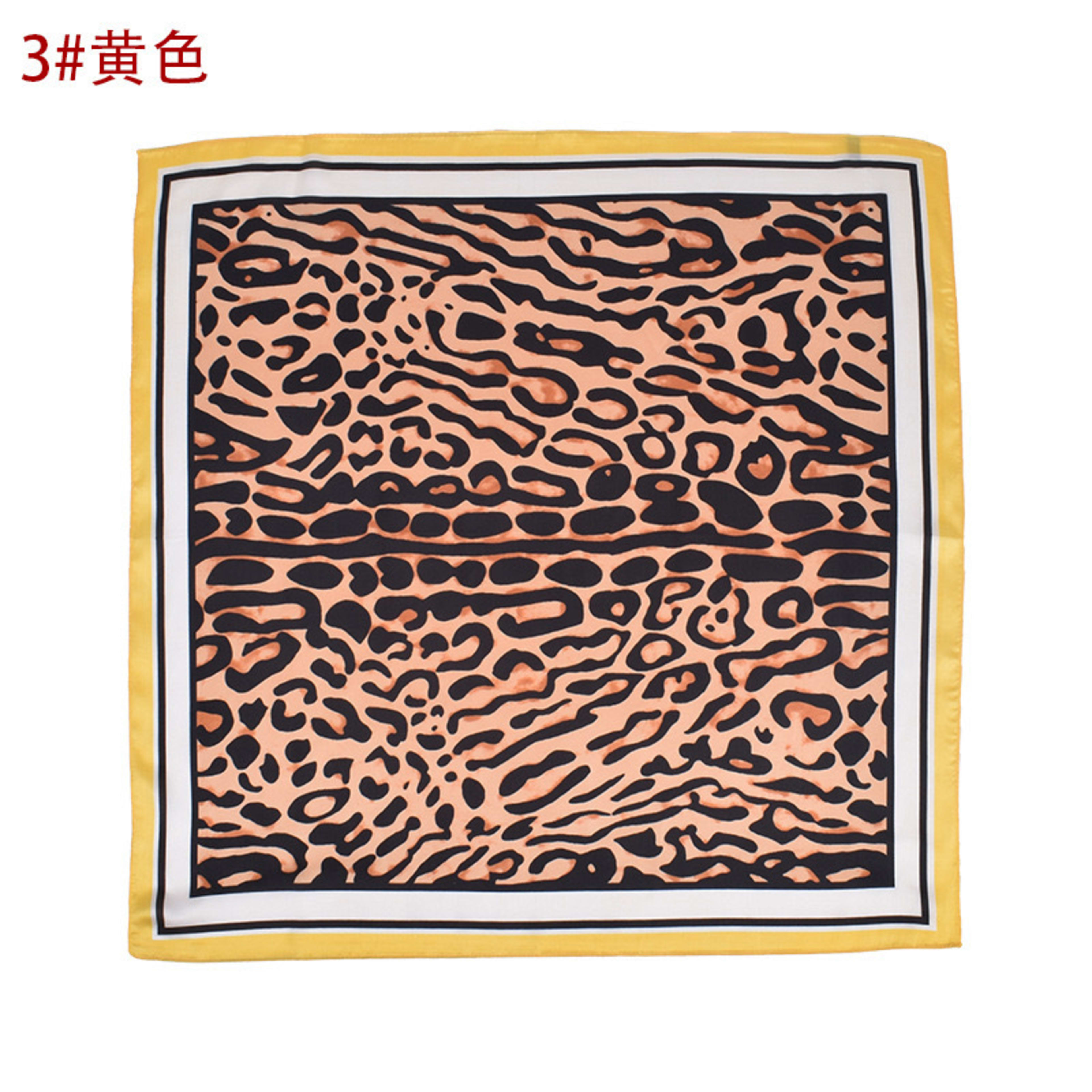 Small Scarf Vintage Printed Silk Scarf For Women 98