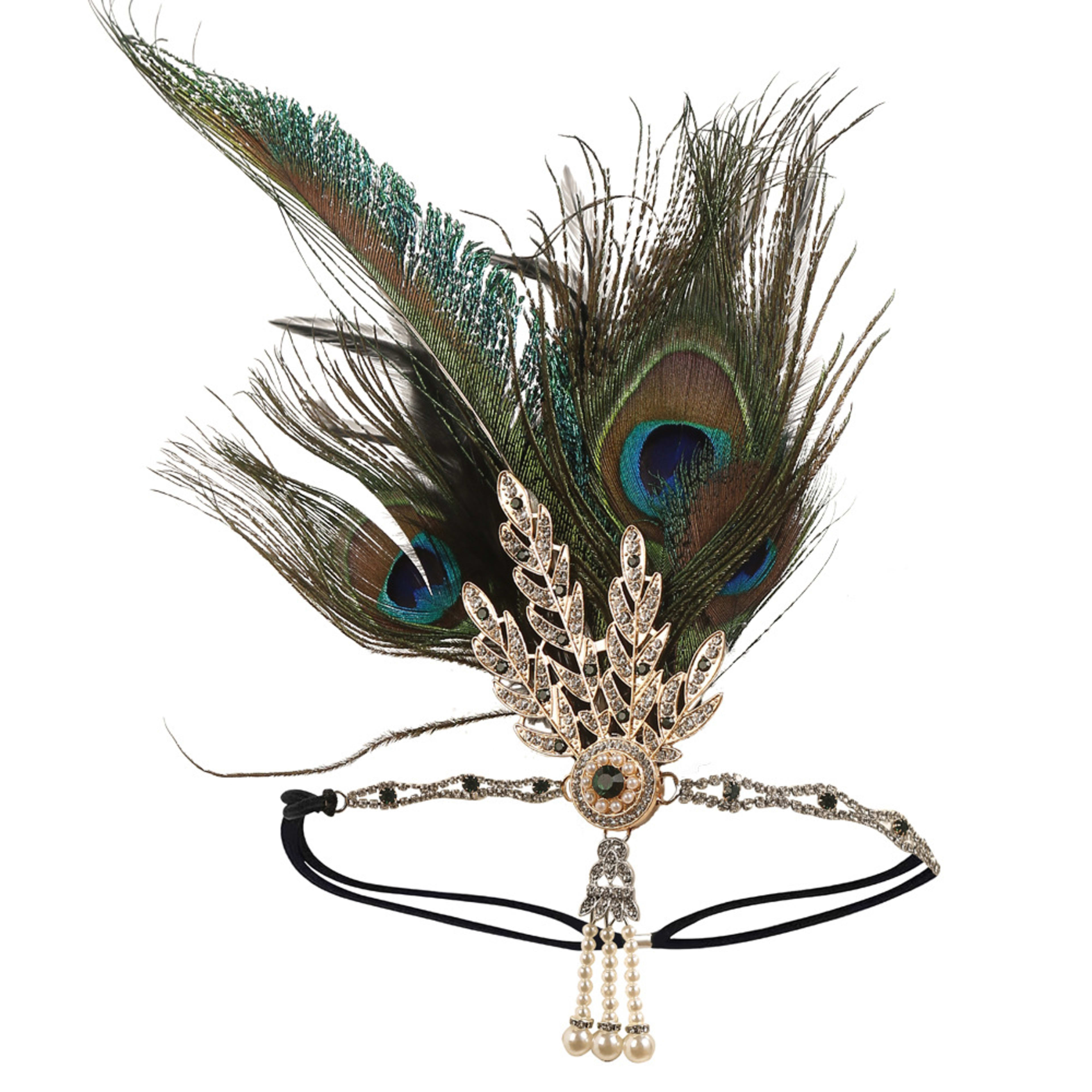 Masquerade Feather Headpiece Cross-Border Vintage Hair Band In European And American Style 15