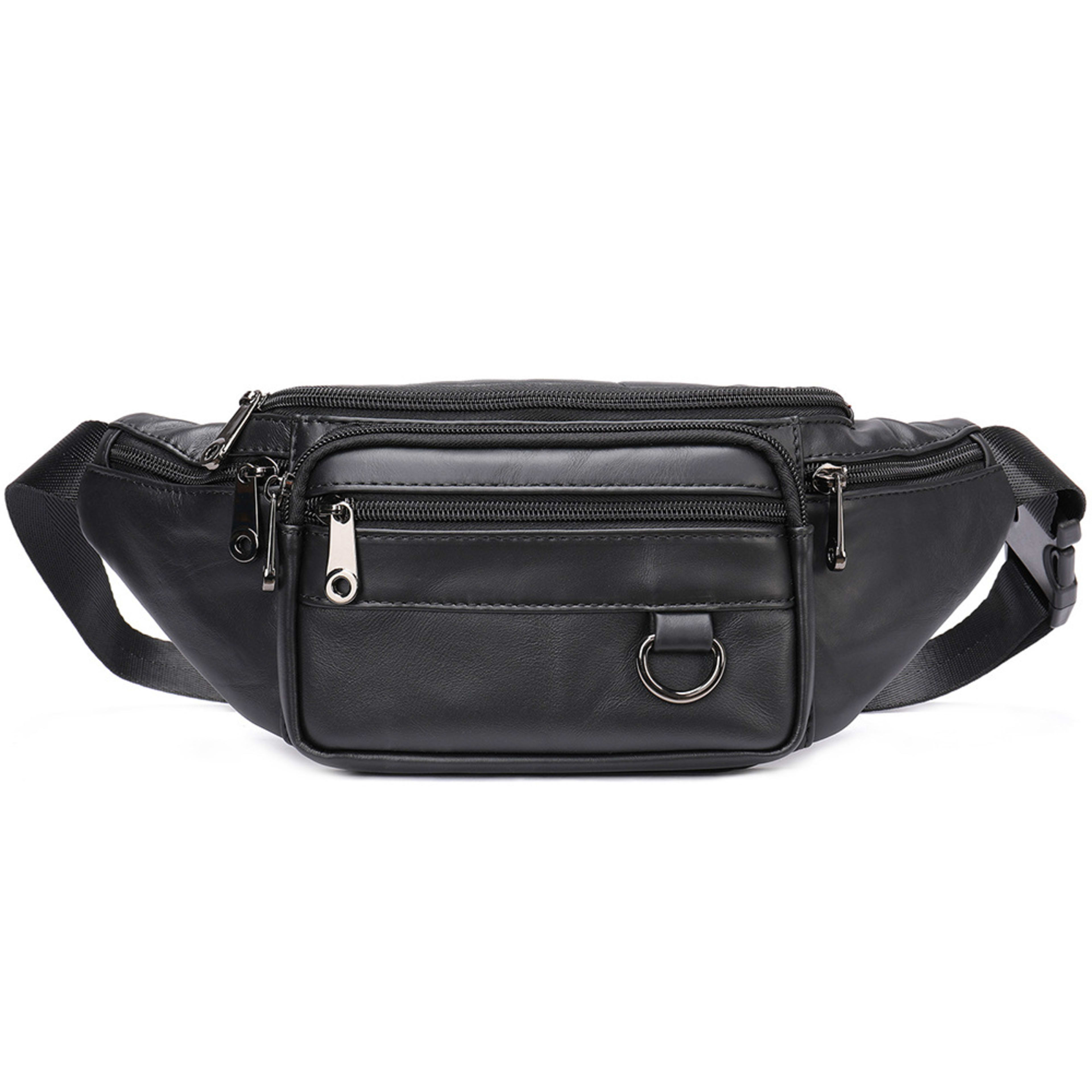 Multifunctional Mens ShoulderCrossbody Waist Bag 16