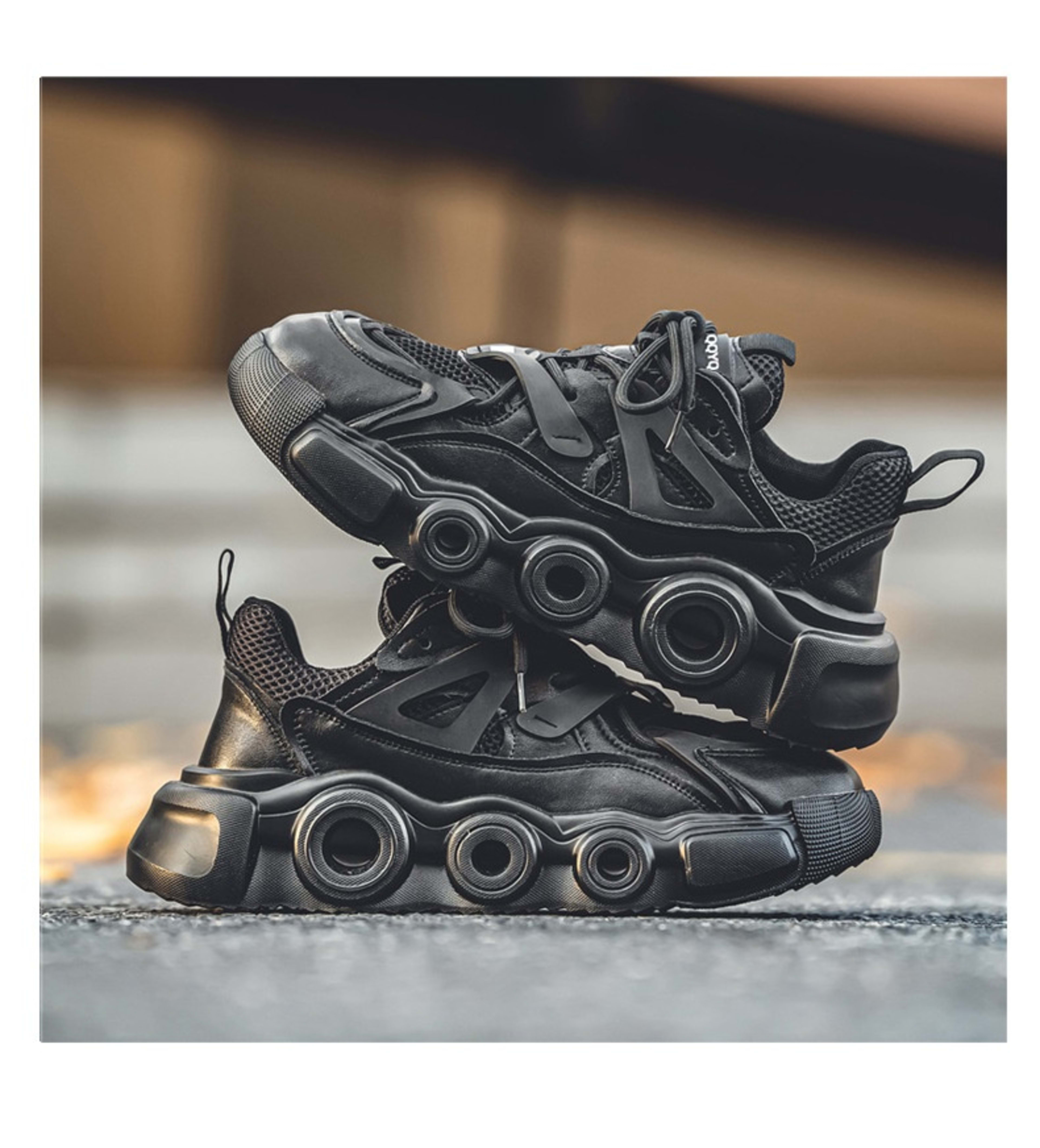 Men's Breathable Mesh Thick Sole Height Increasing Fashion All-match Casual Sneaker 14