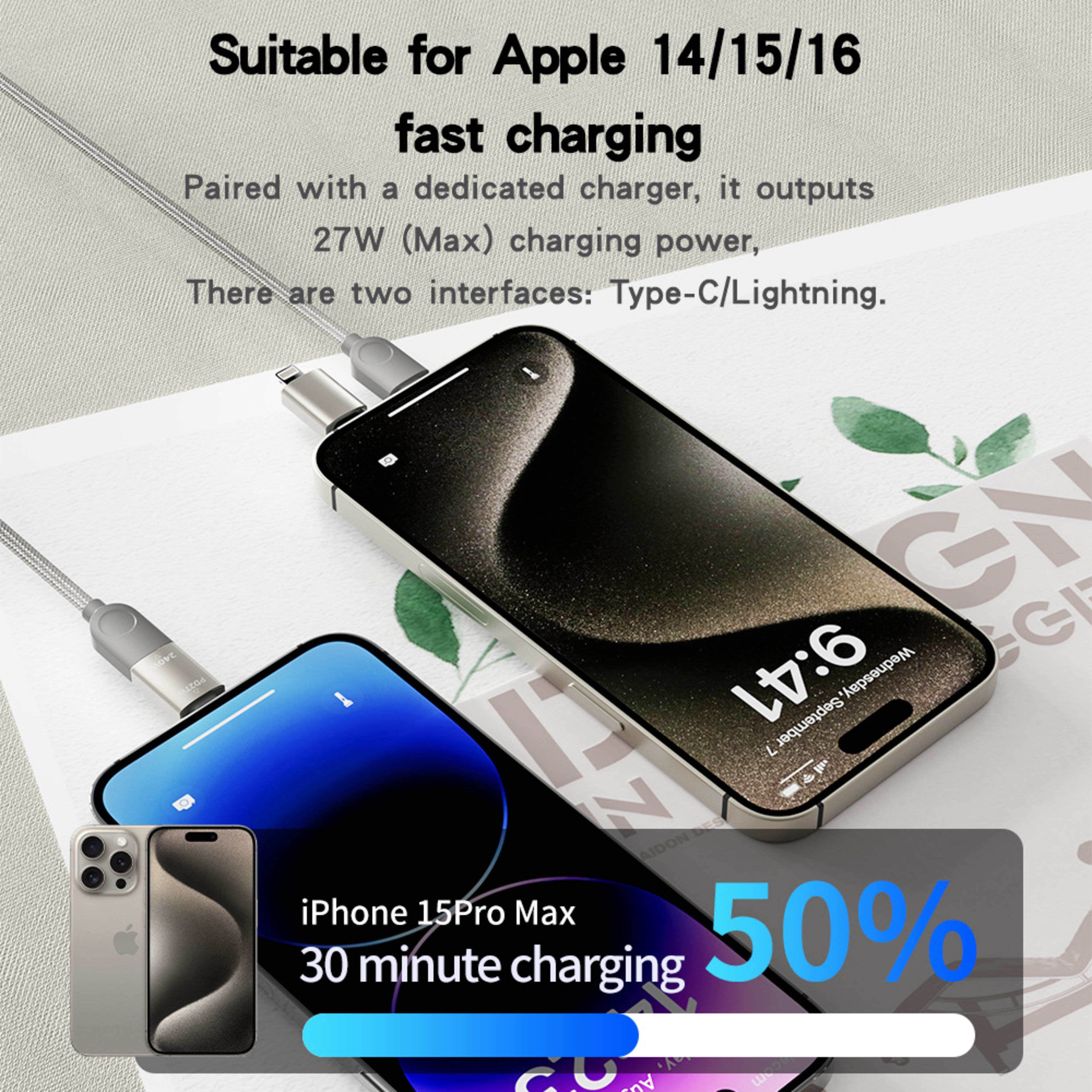 PD Fast Charging 16-Strand Fast Charging Data Cable 8