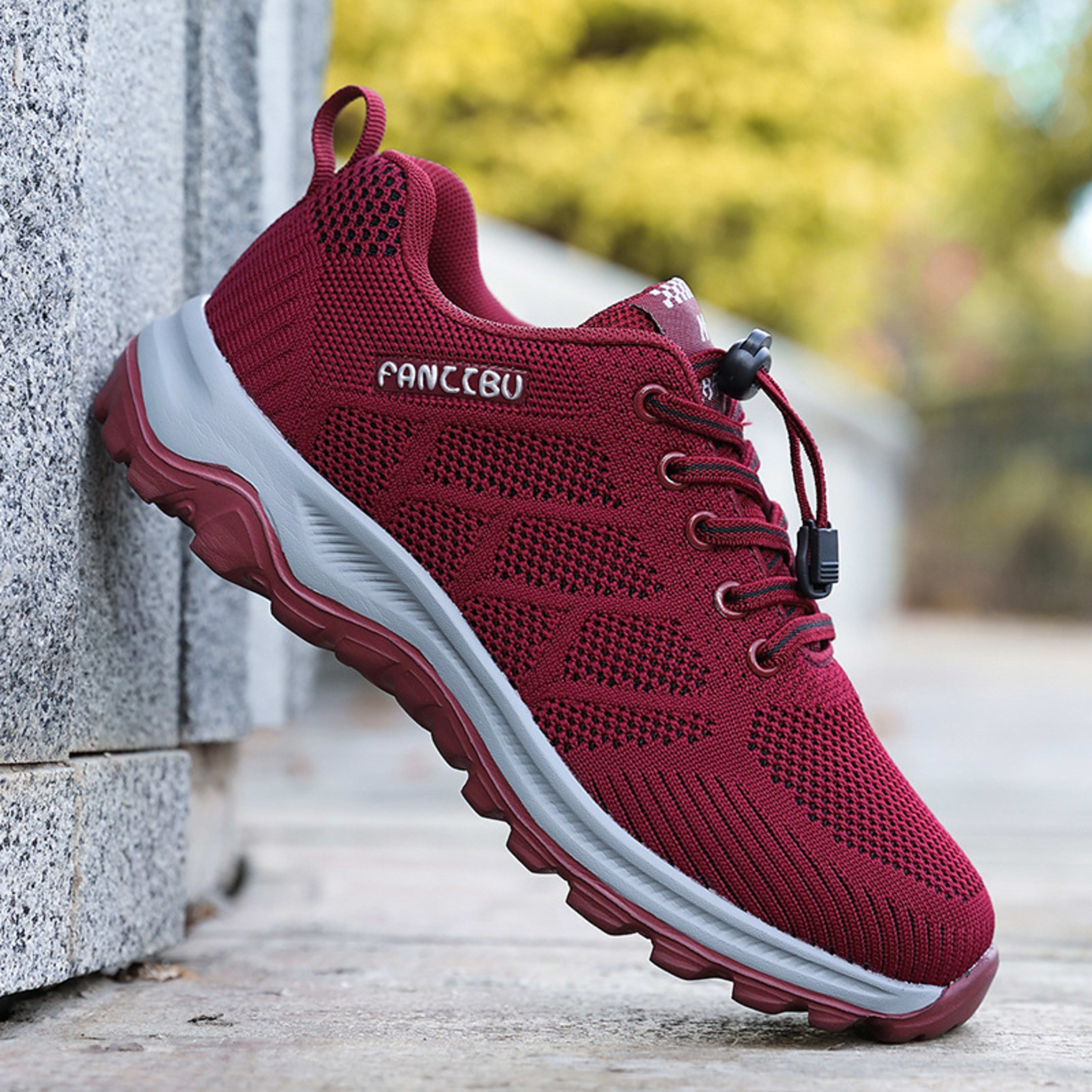 Men's And Women's Wear-resistant Widened Walking Soft Sole Shoes 6