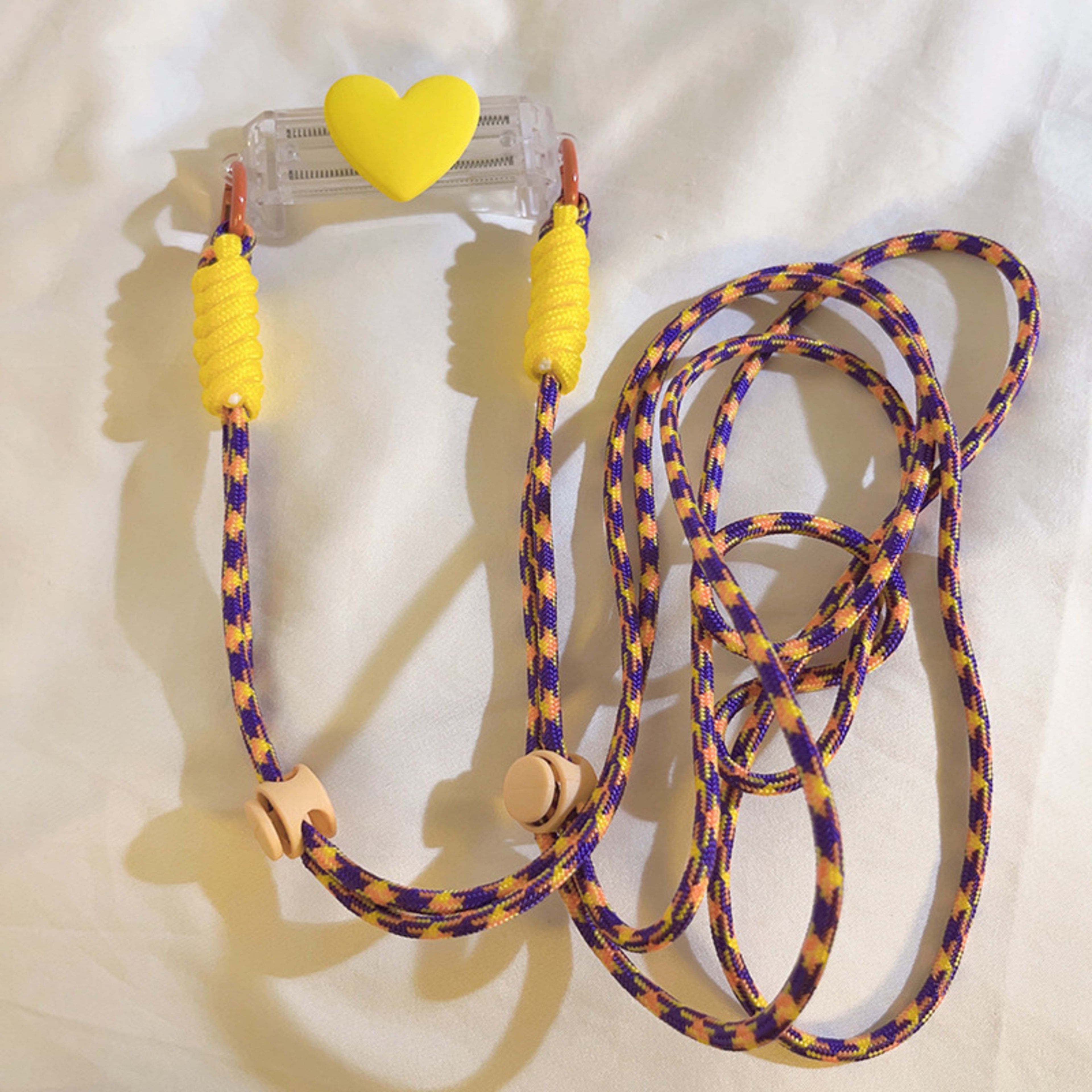 Good-looking Small Love Back Splint Mobile Phone Lanyard Universal 2