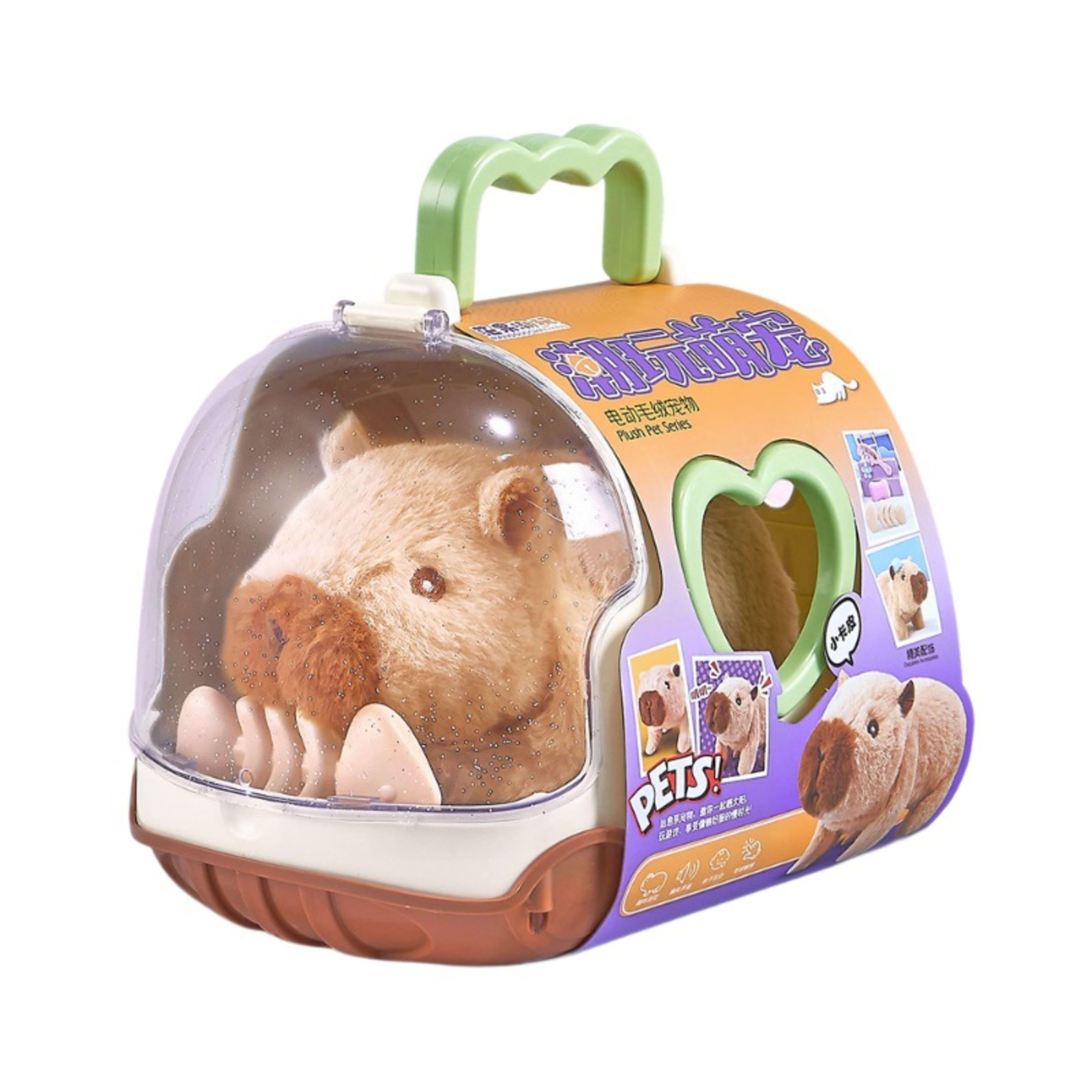 Childrens Electric Capybara Doll Toy Walking And Talking Plush Toy 2