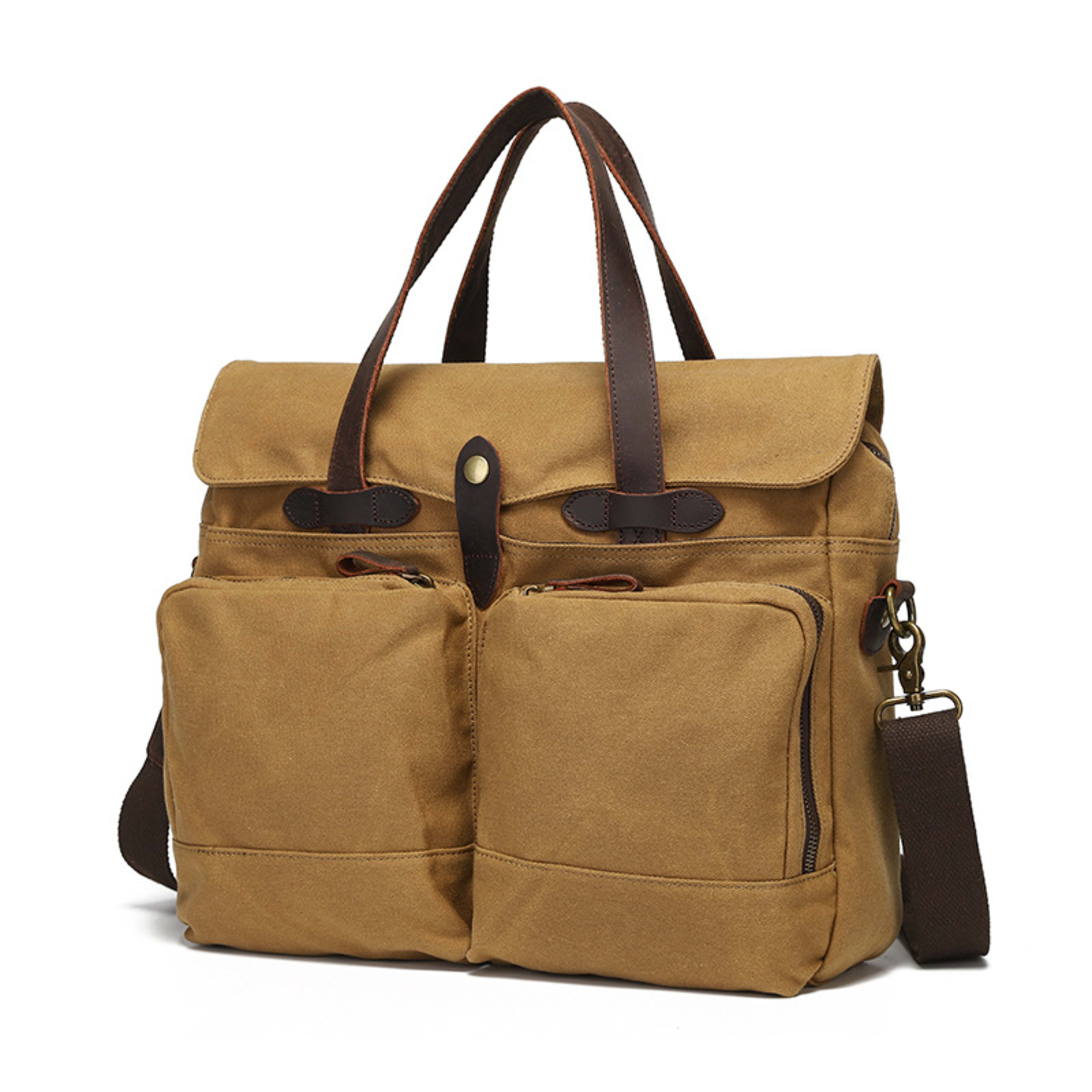 Portable Briefcase Men's One-shoulder Crossbody Outdoor Travel 7