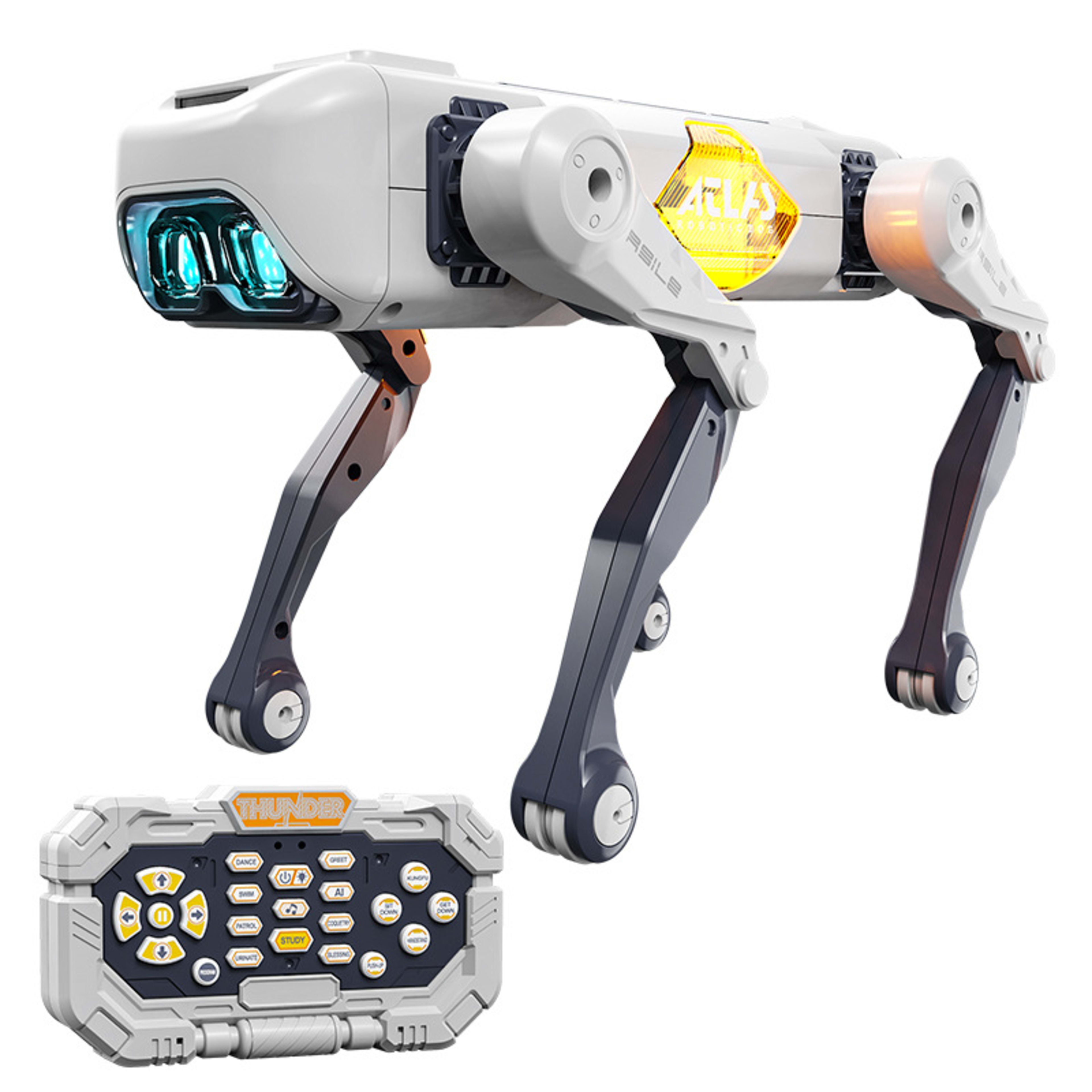 Bionic Quadruped Robotic Dog Toy Plastic 3