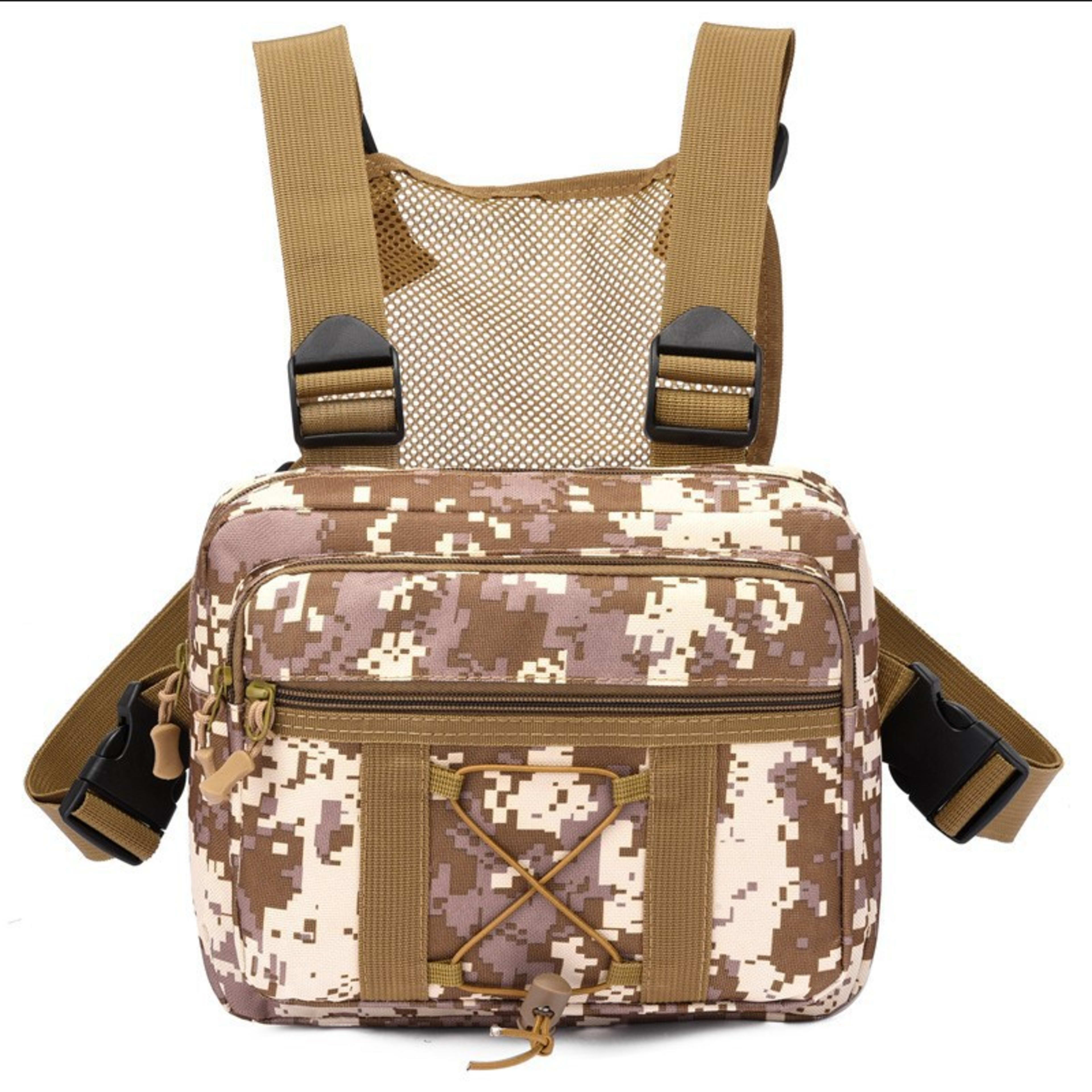 Outdoor Tactical Chest Pack Camouflage For Sports And Training Close-fitting 7