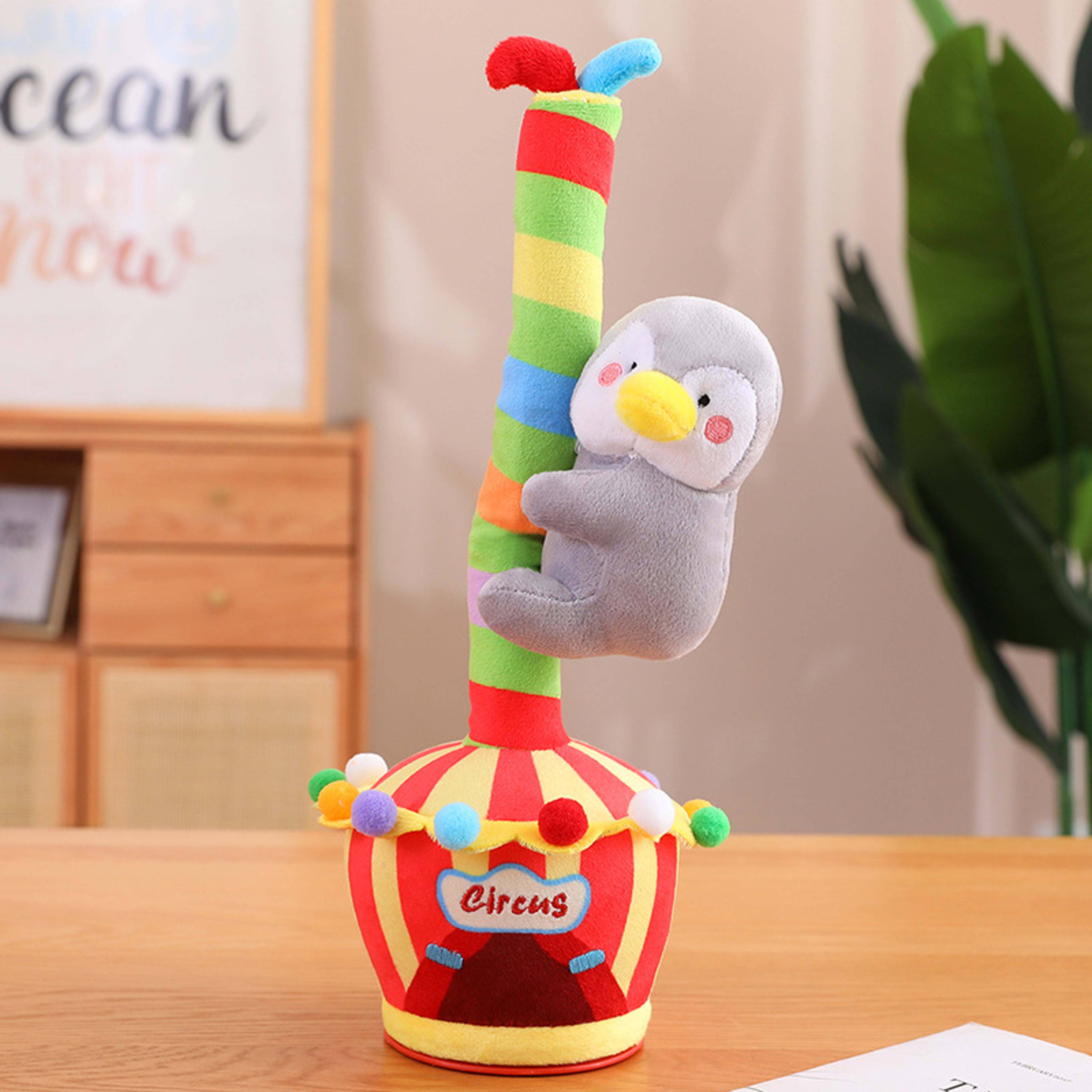 Cartoon Animal Cactus Electric Toy 2