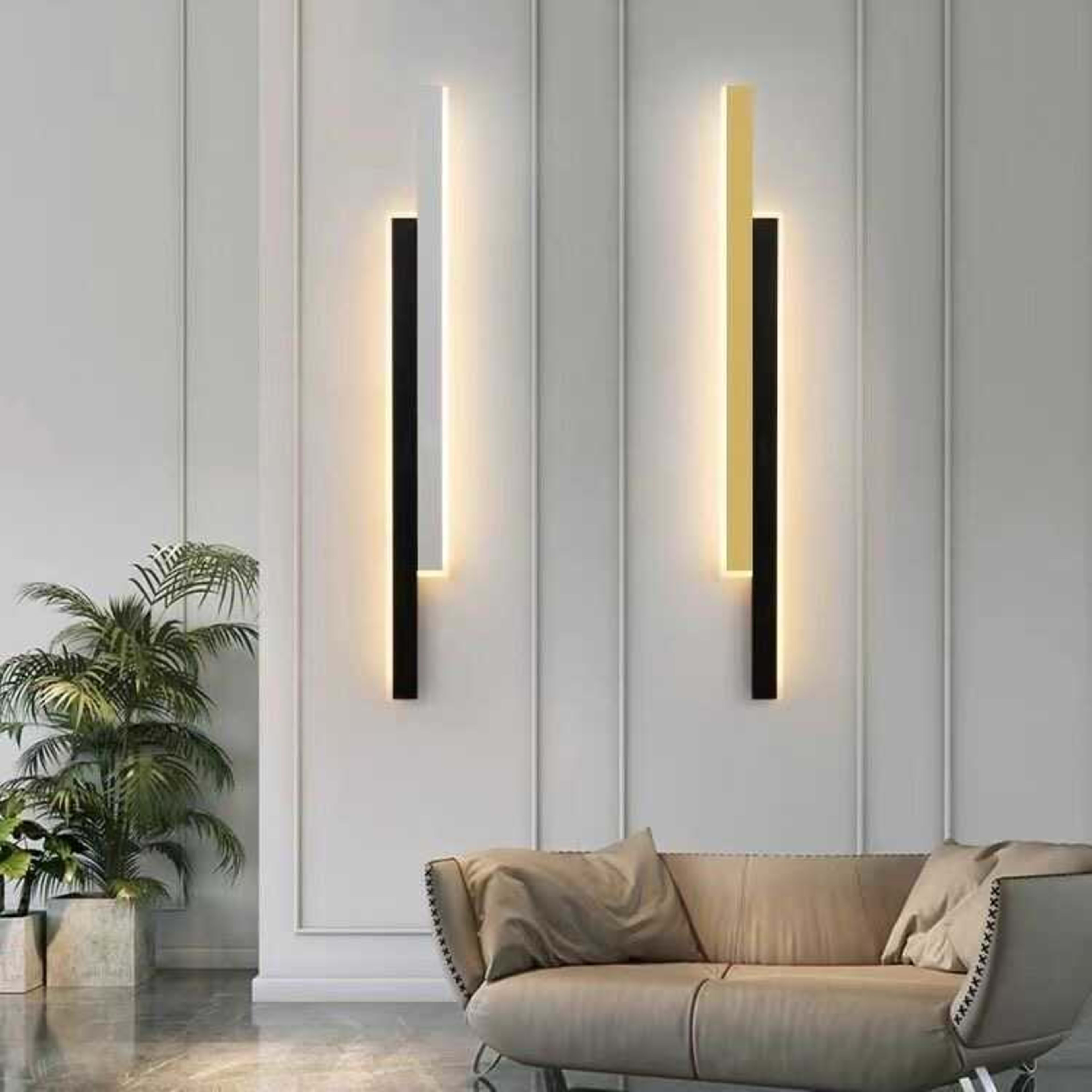 Minimalist Creative Personalized Long Strip Wall Lamp 2