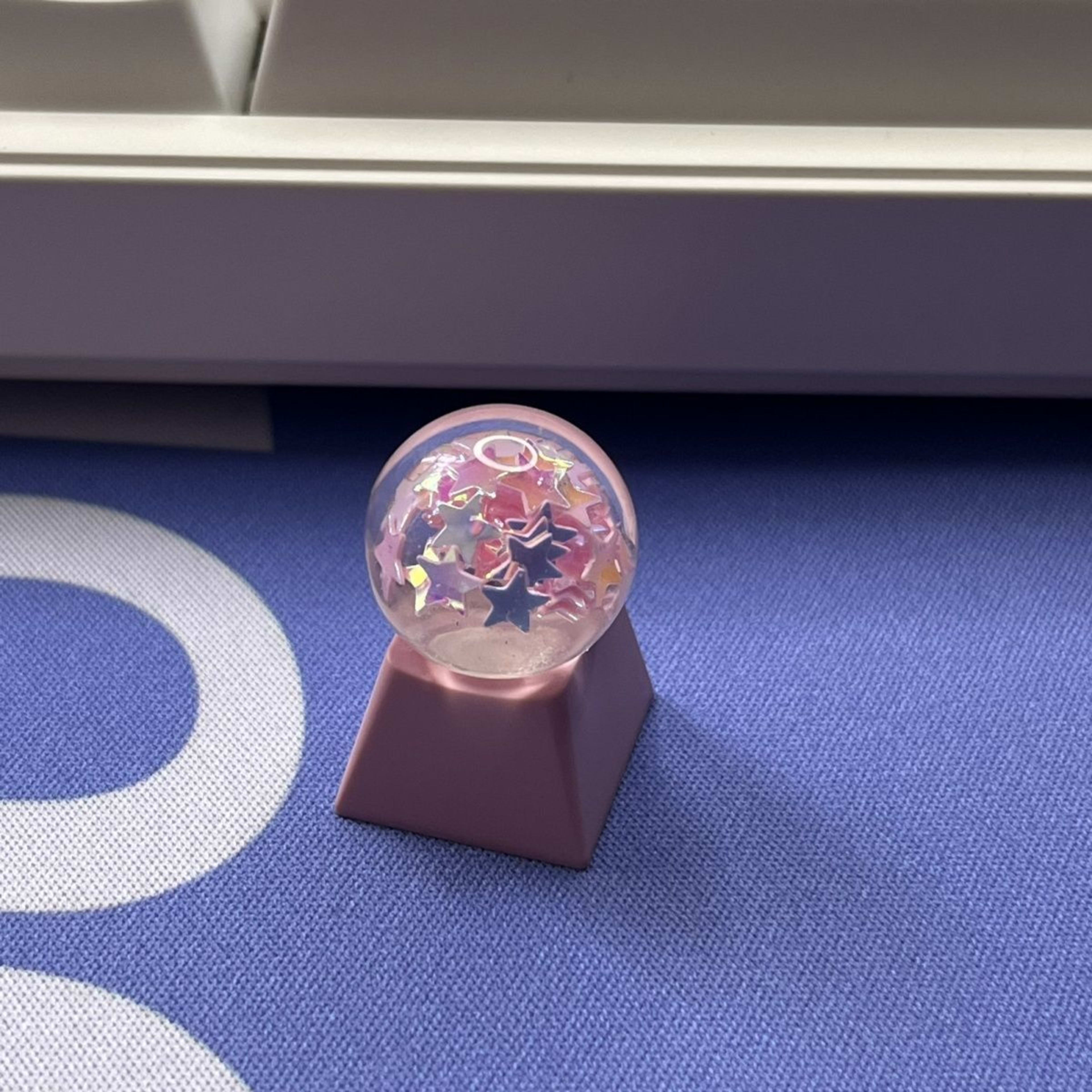 Cute Cartoon Star Crystal Ball Keycaps 4