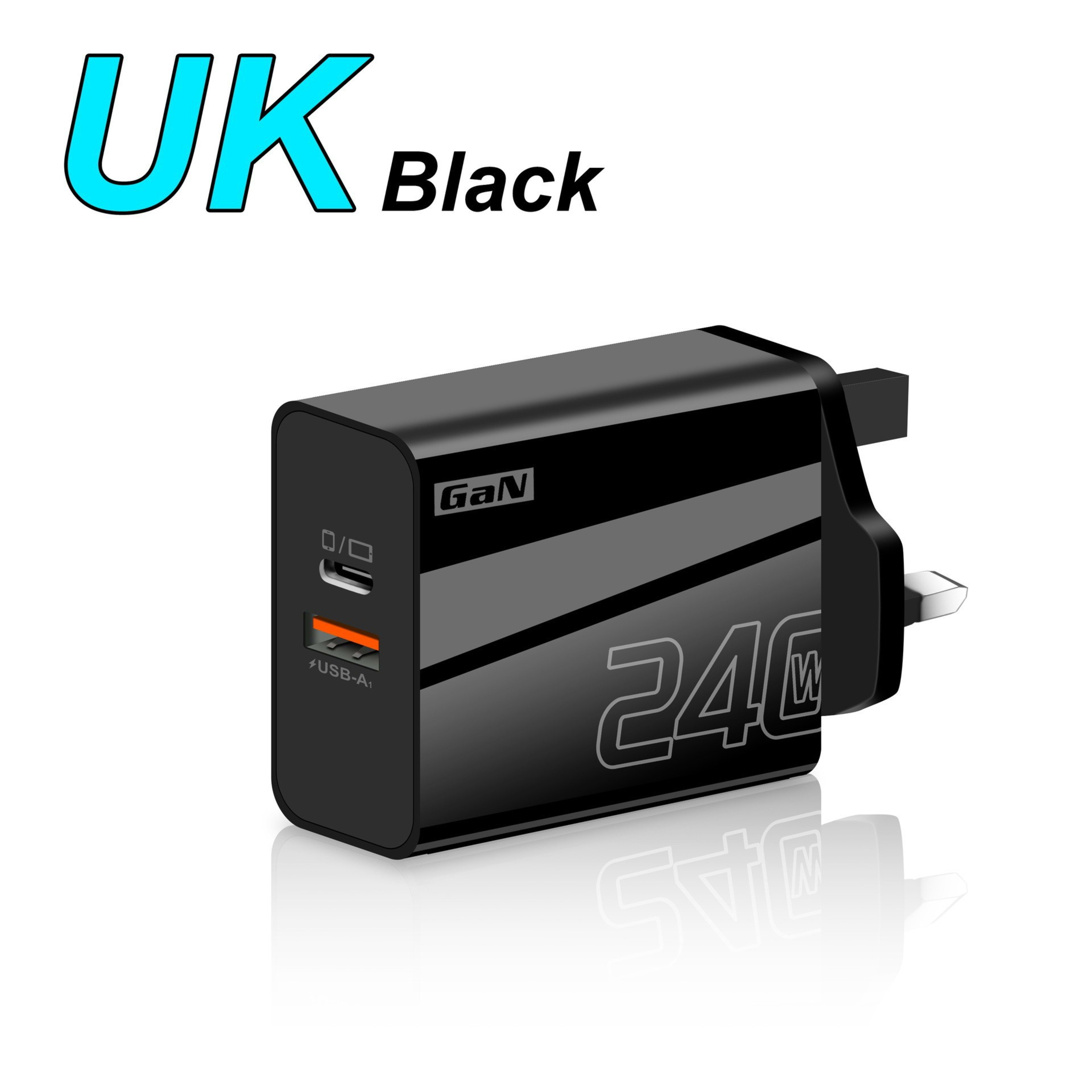 240W Multi-port Fast-charging Adapter For Smartphones 4