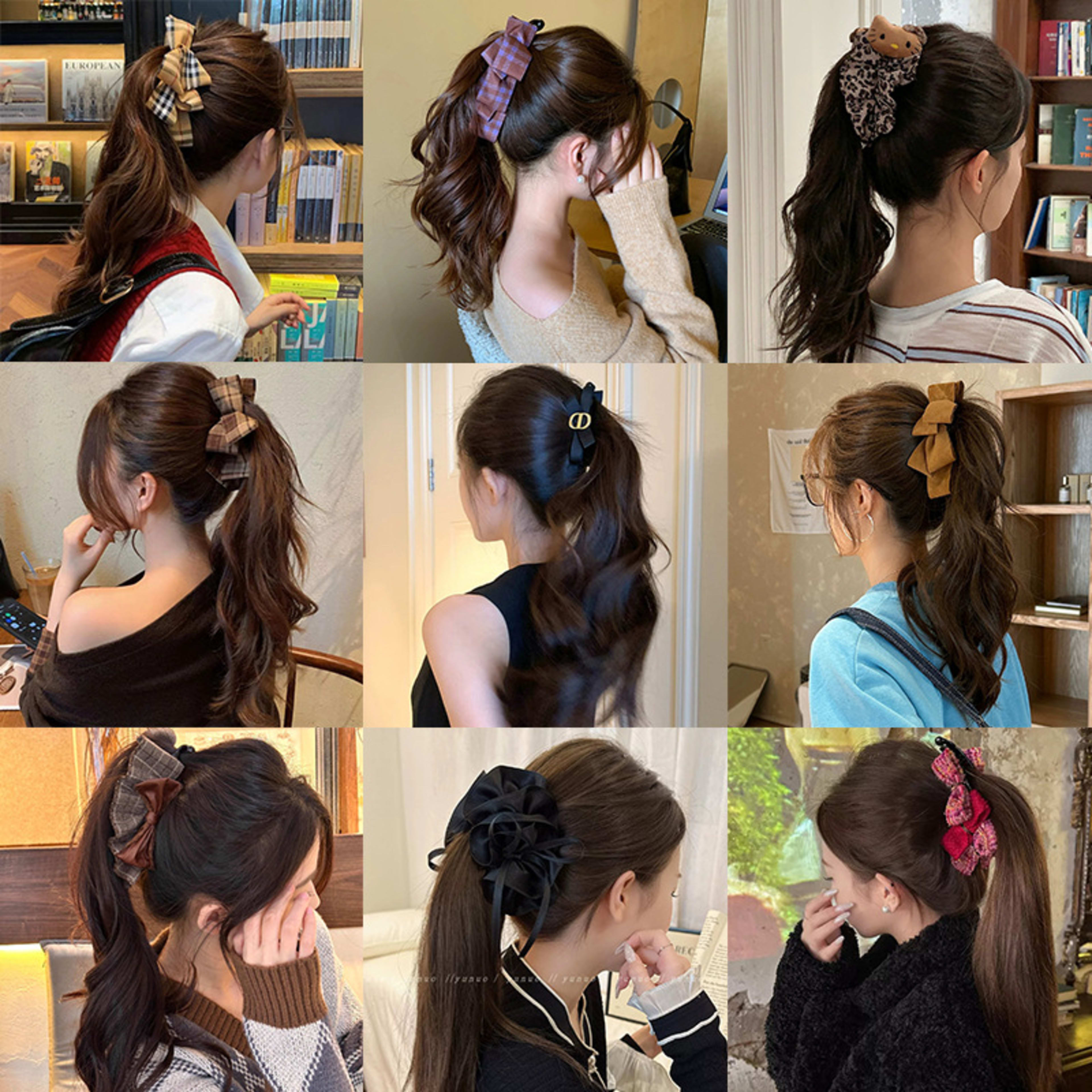 Elegant Sophisticated Bun-style Ponytail Clip For The Back Of The Head 40