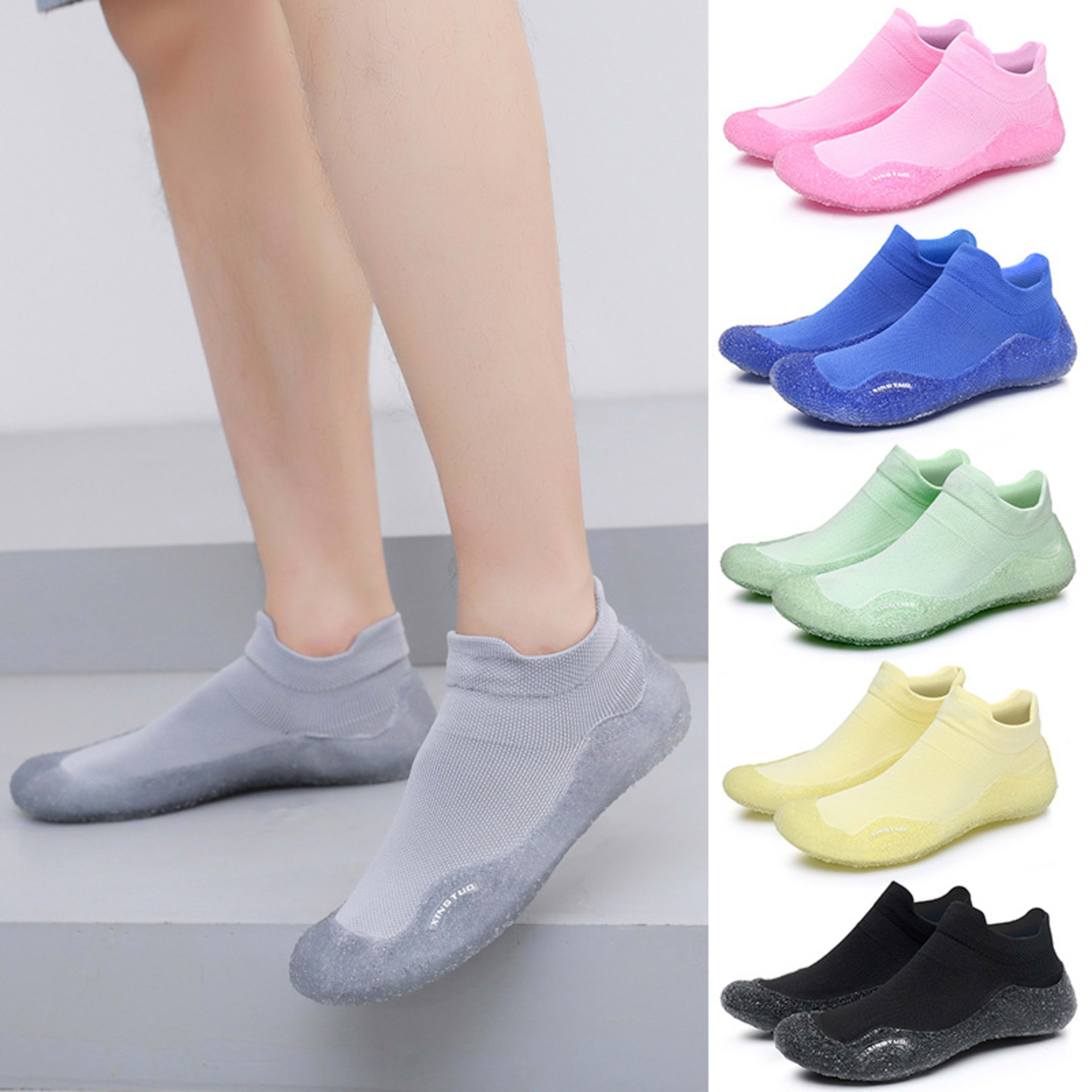 Men's And Women's Fashion Sports Yoga Breathable Non-slip Fitness Shoes 7