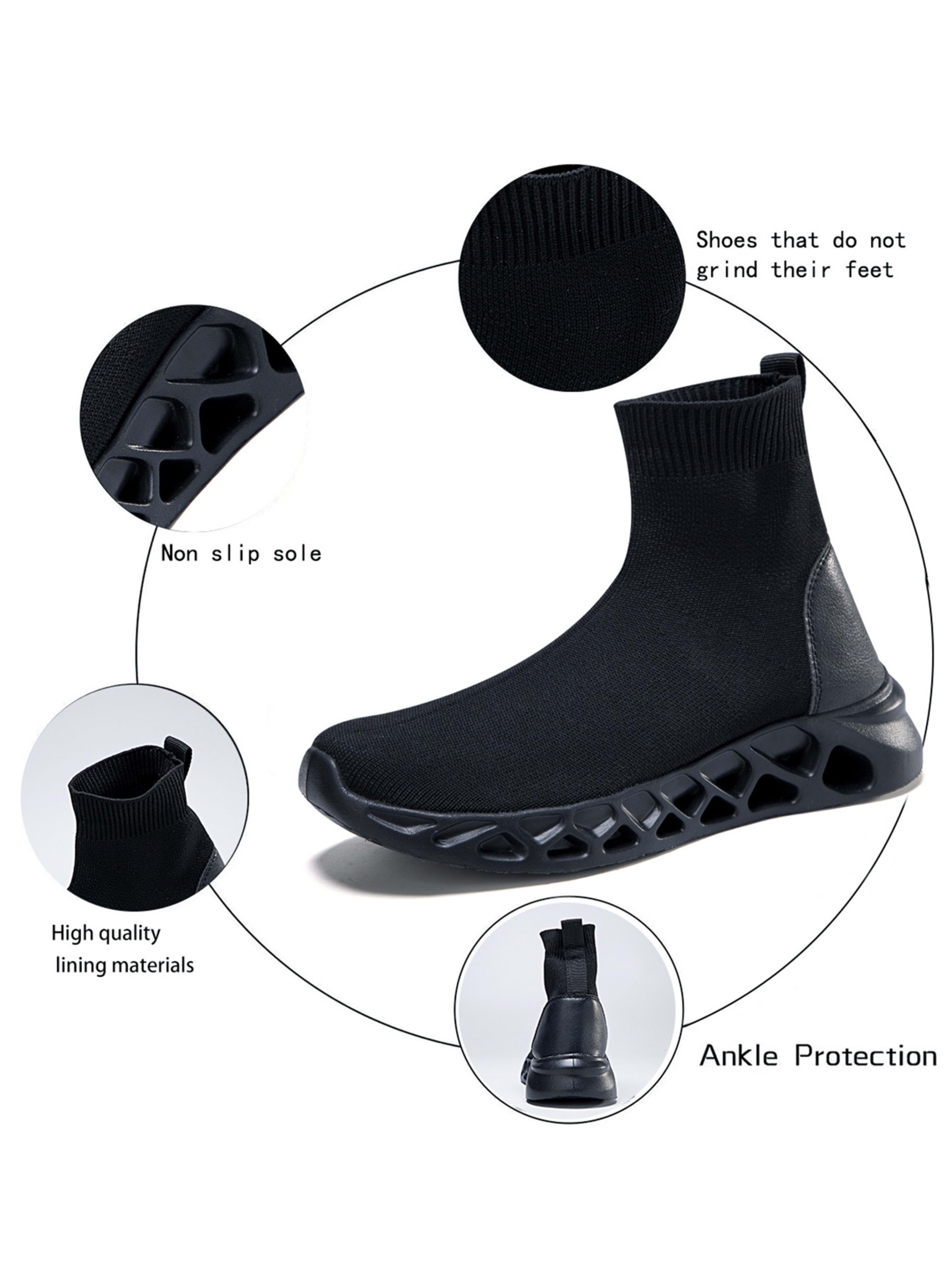 High-top Casual Stretch Socks Ankle Sock Boots Breathable Shoes 13