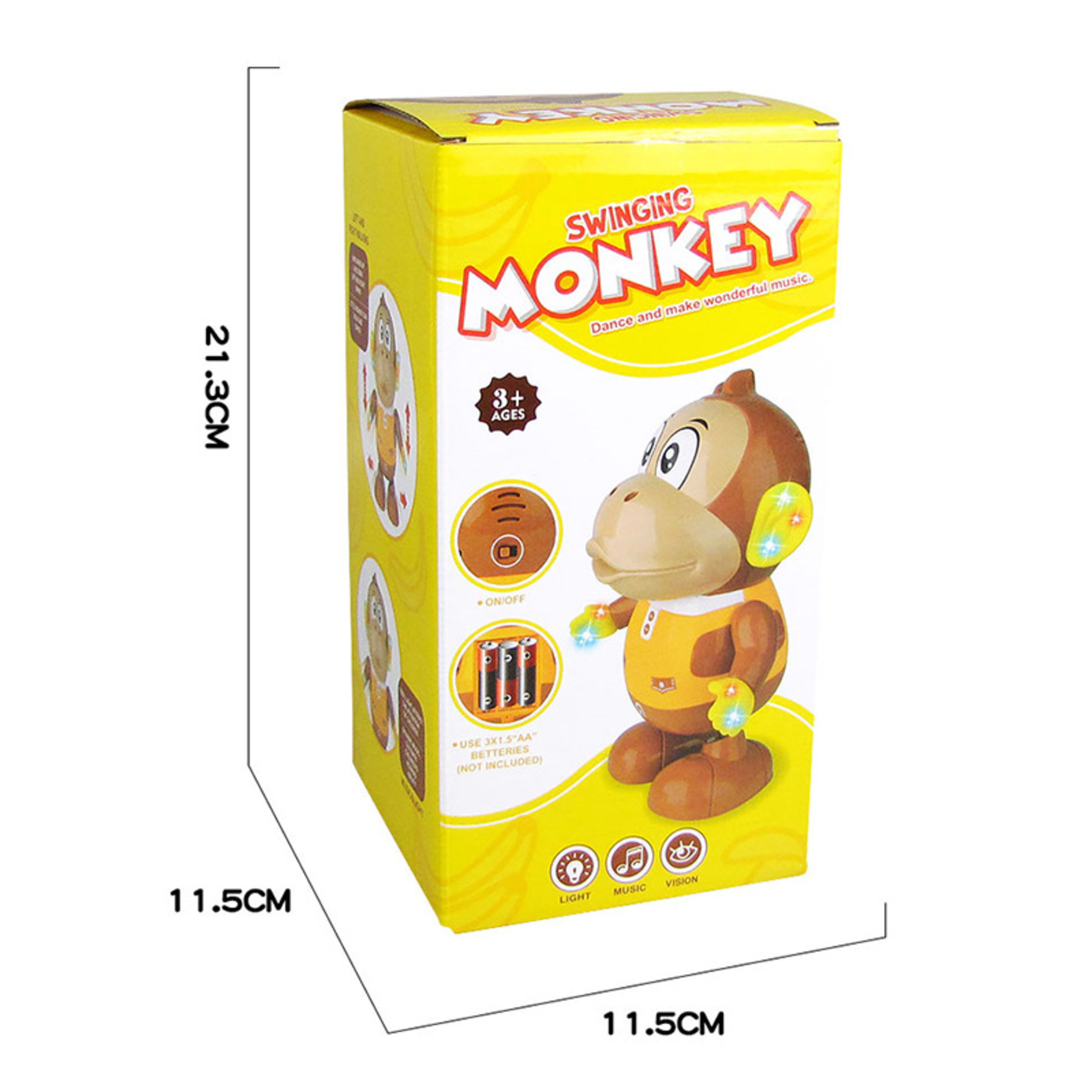 Electric Music Light Dancing Monkey Toy 2