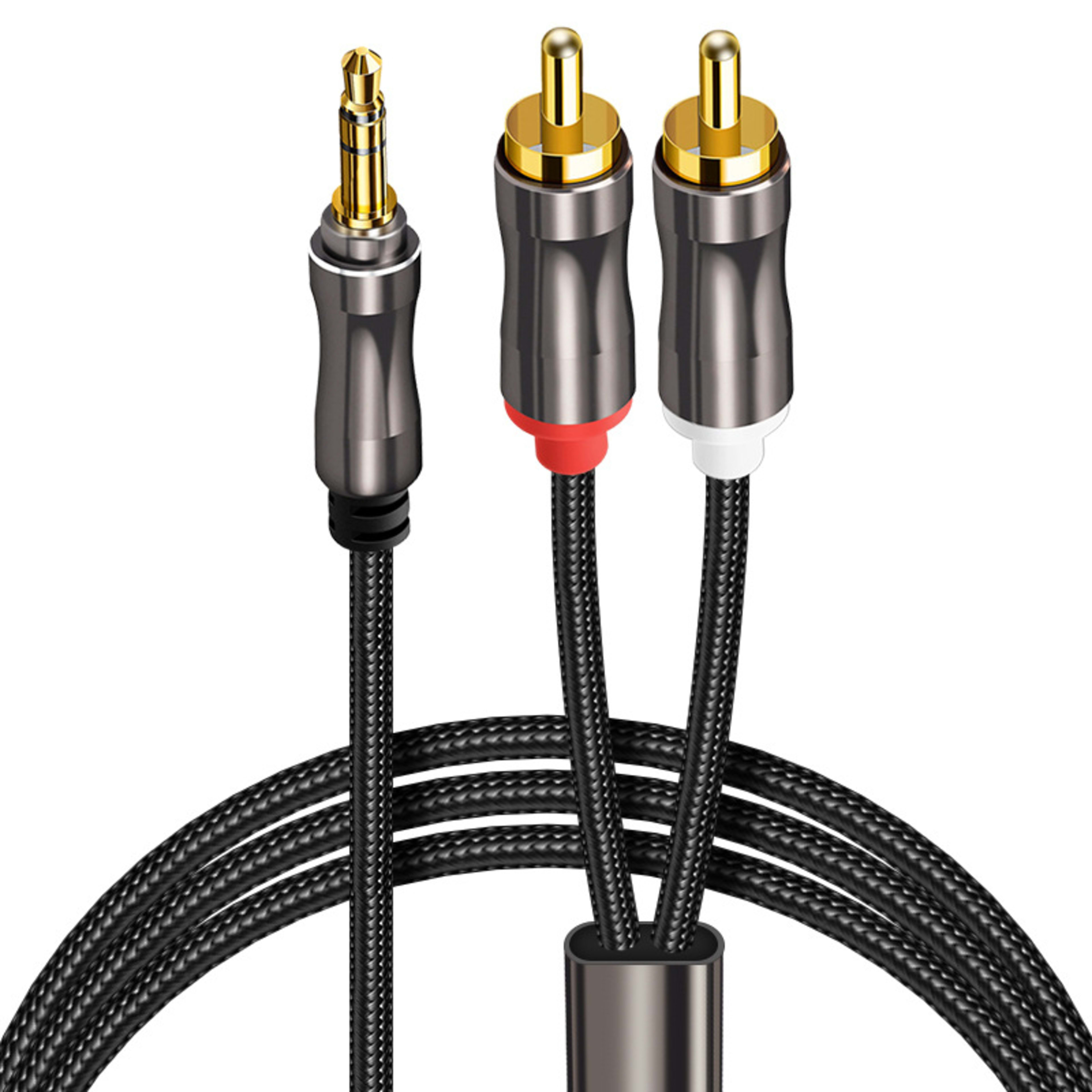 One-to-two 3.5mm To Dual RCA Audio Cable 2
