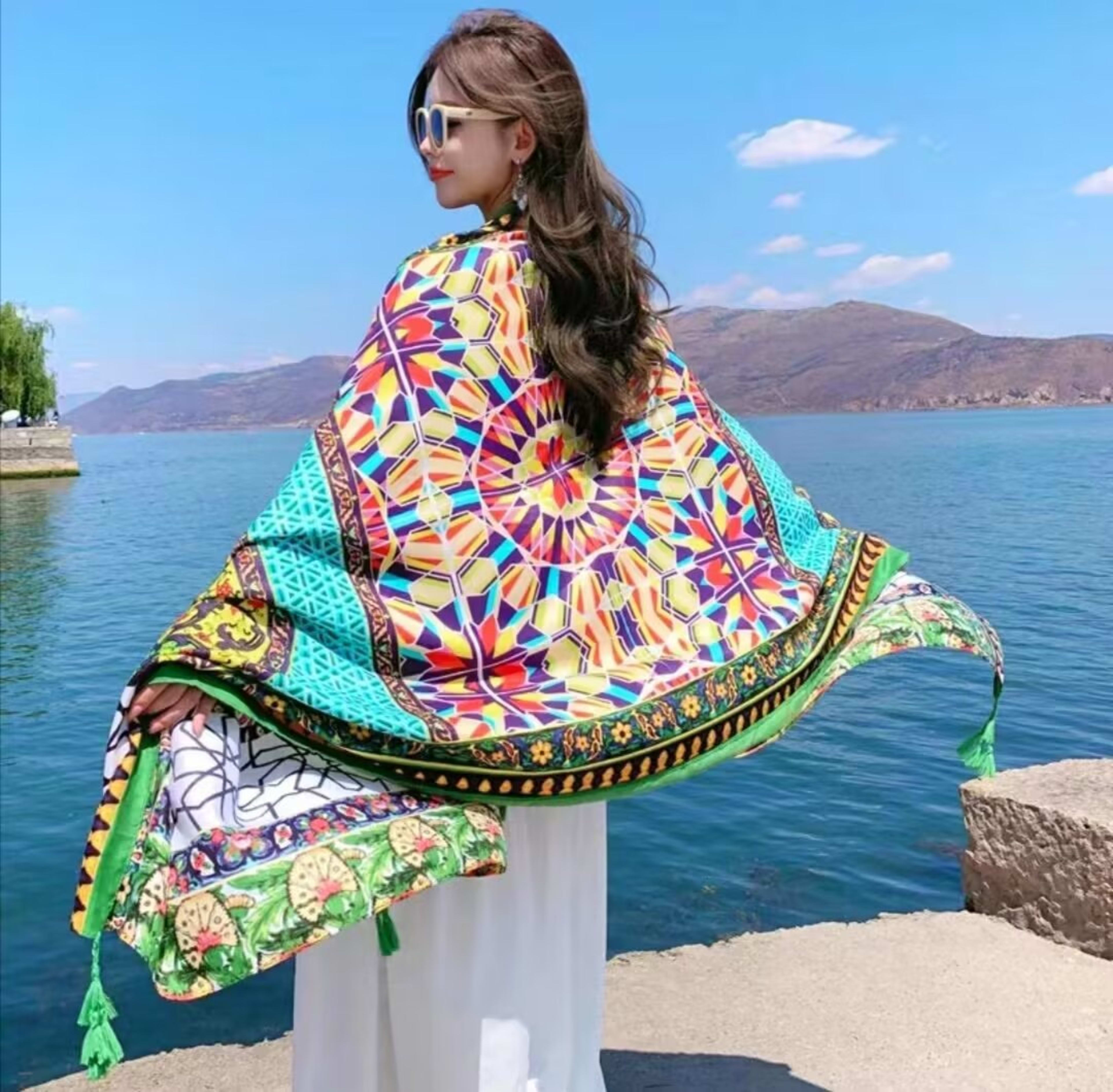 Ethnic-style Dual-use Beach Towel New Arrival 25