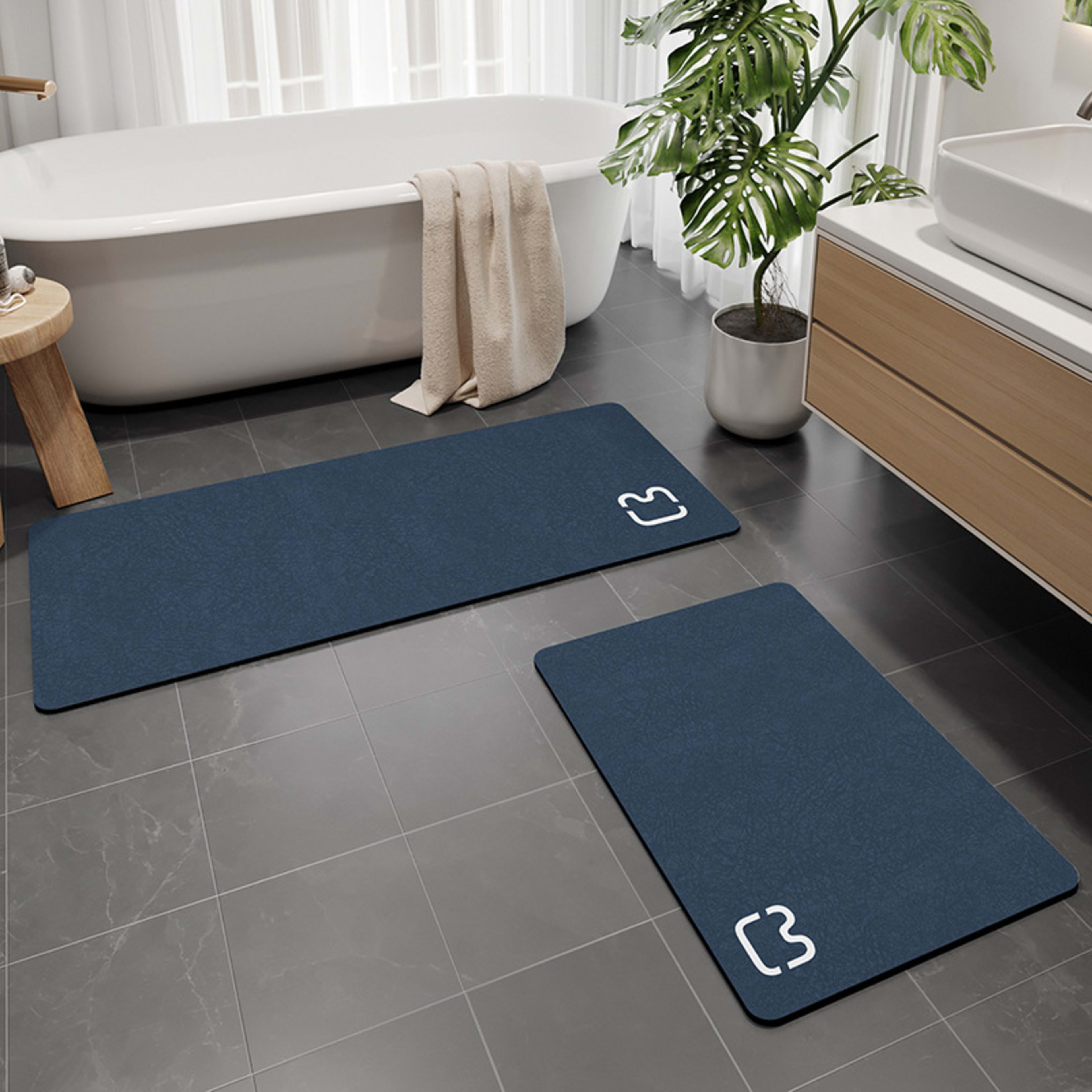New Diatomaceous Earth Non-slip Bathroom Floor Mat 5