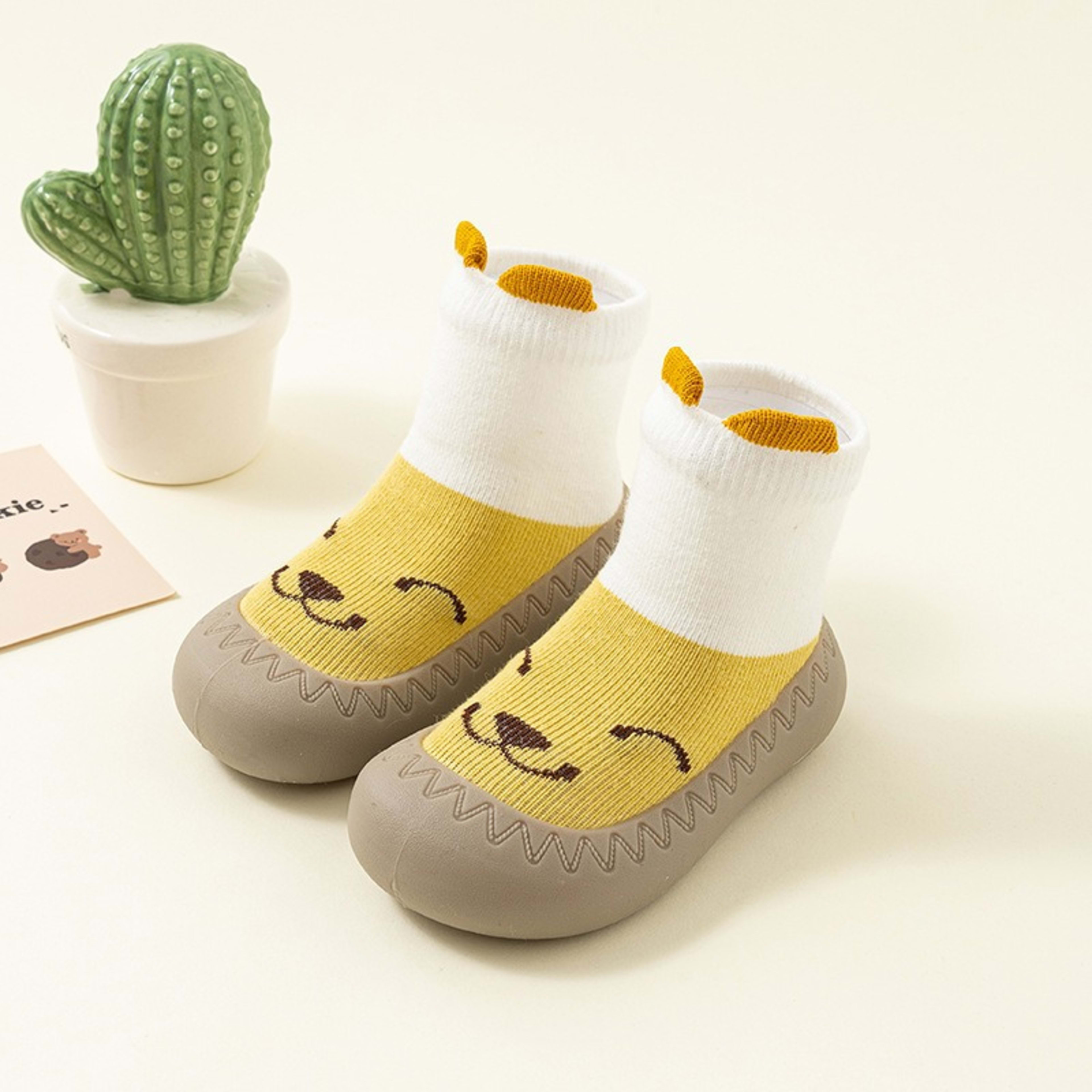 Thick-soled Childrens Sock Mid-calf Baby Indoor Shoes 8