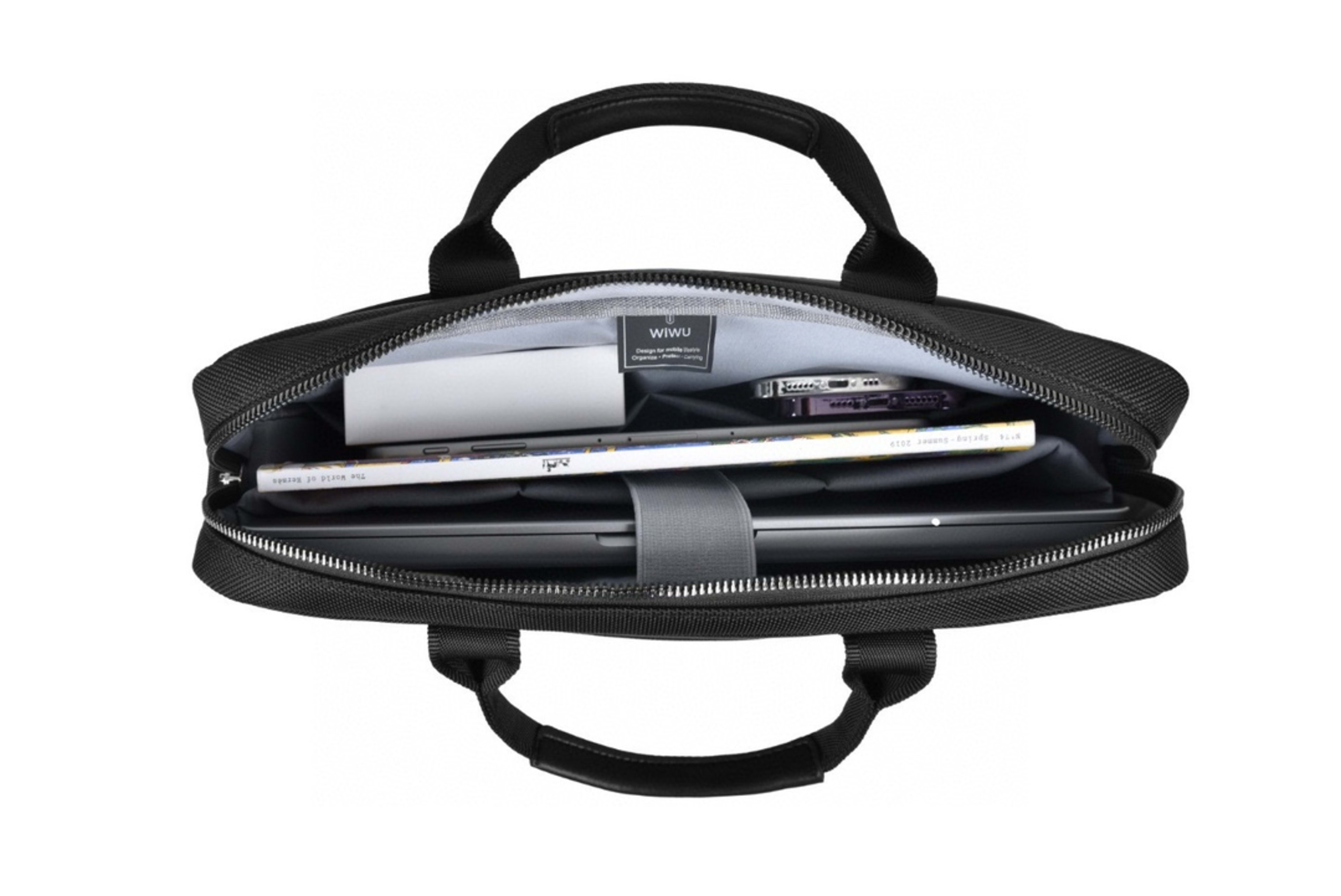 Multi-pocket Design Items Classified And Placed Separate Computer Layer Handbag 9