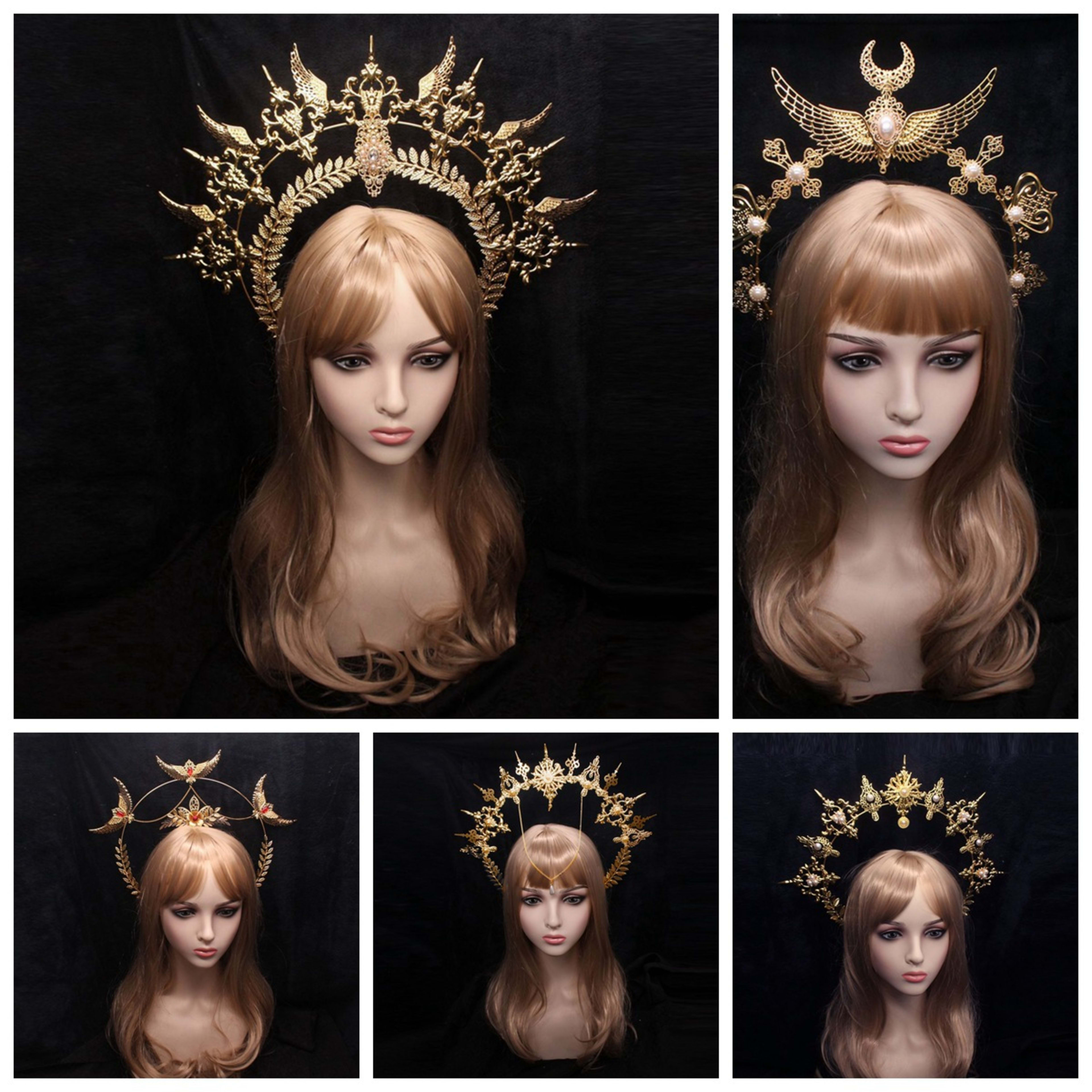 Handmade Sun Crown Accessory Kit Lolita Crown Supplies
