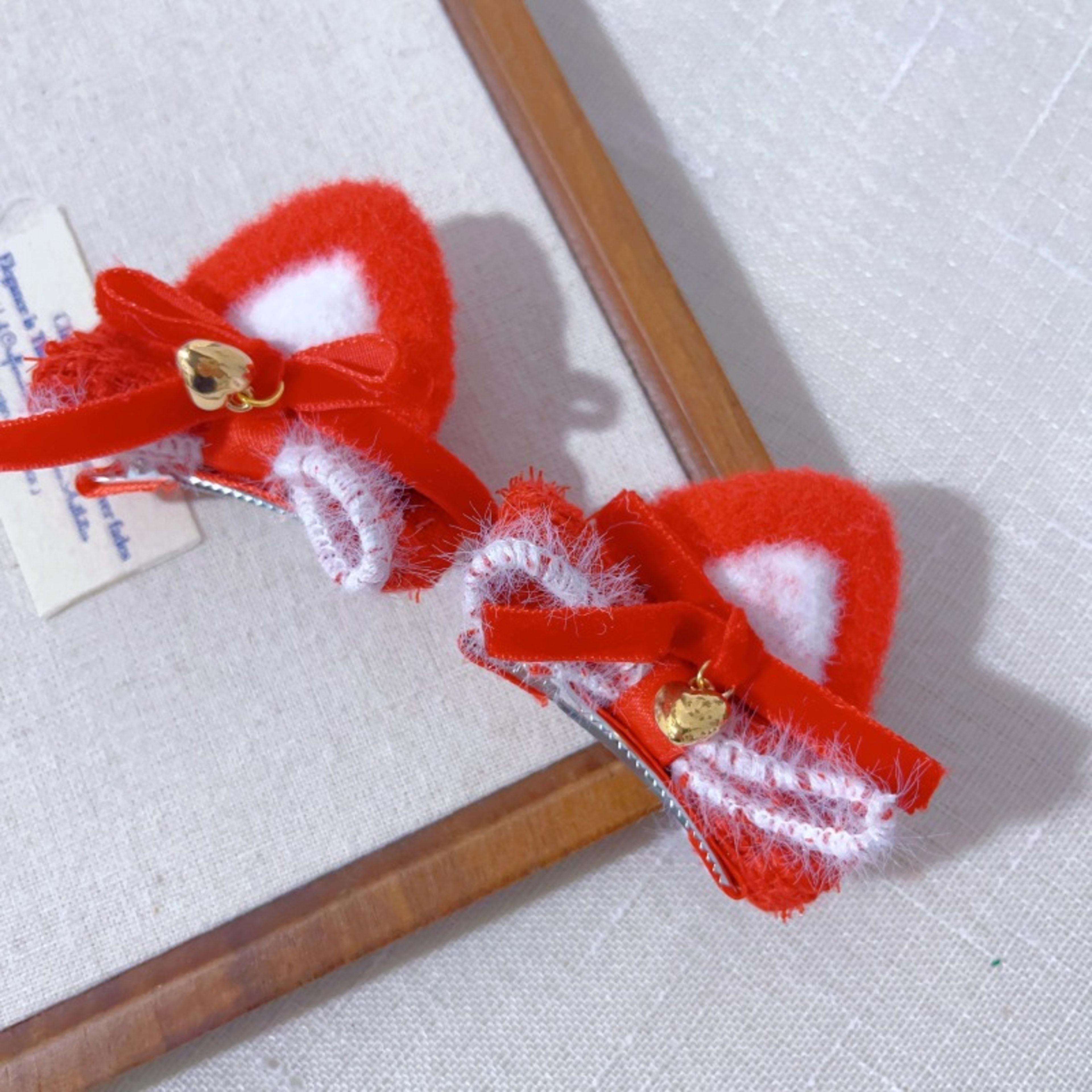 Cute Cat-ear Bow Hair Clip 3