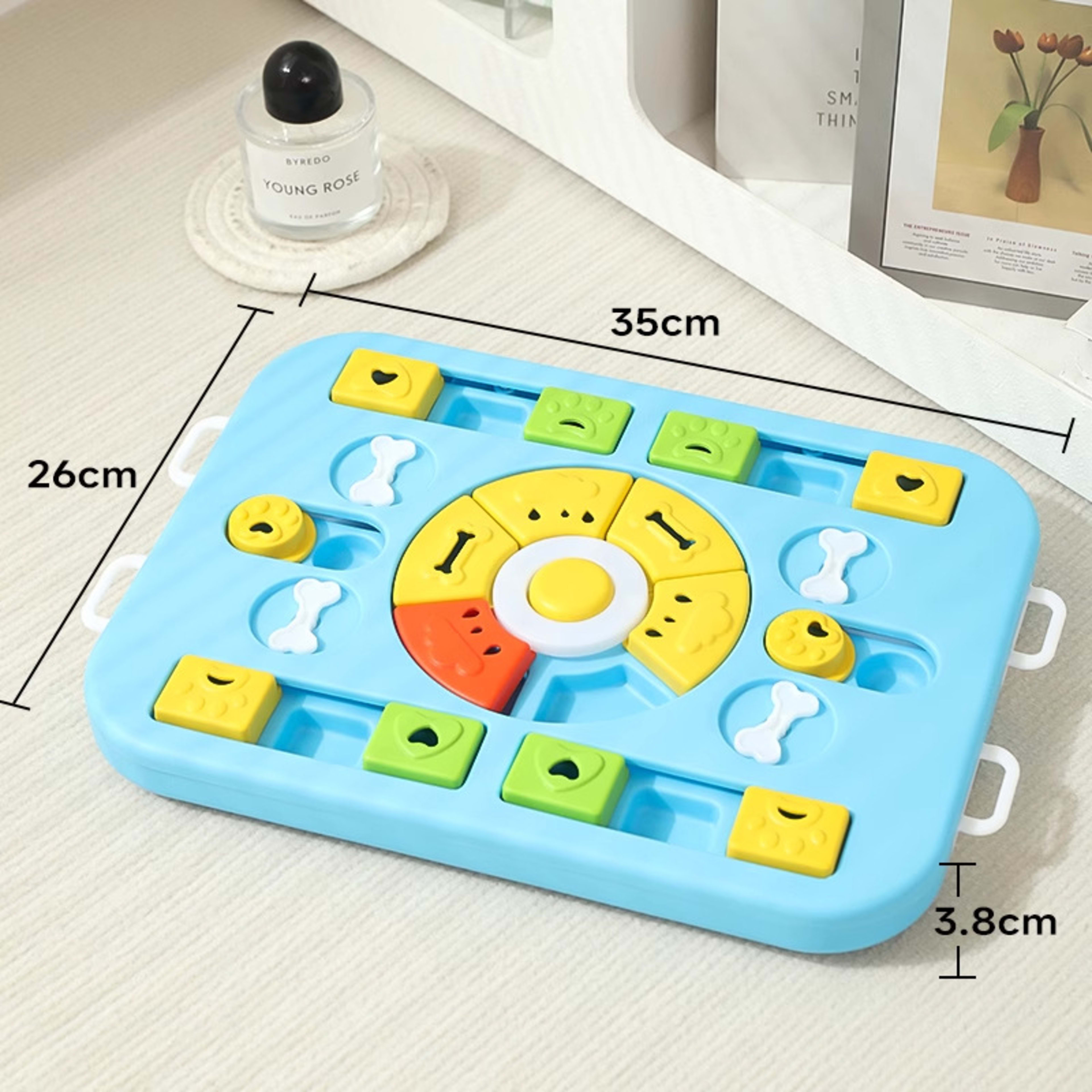Dog Toy For Entertainment And Self-Amusement Sounding Pet Food-Dispensing Toy Sniffing Mat 3