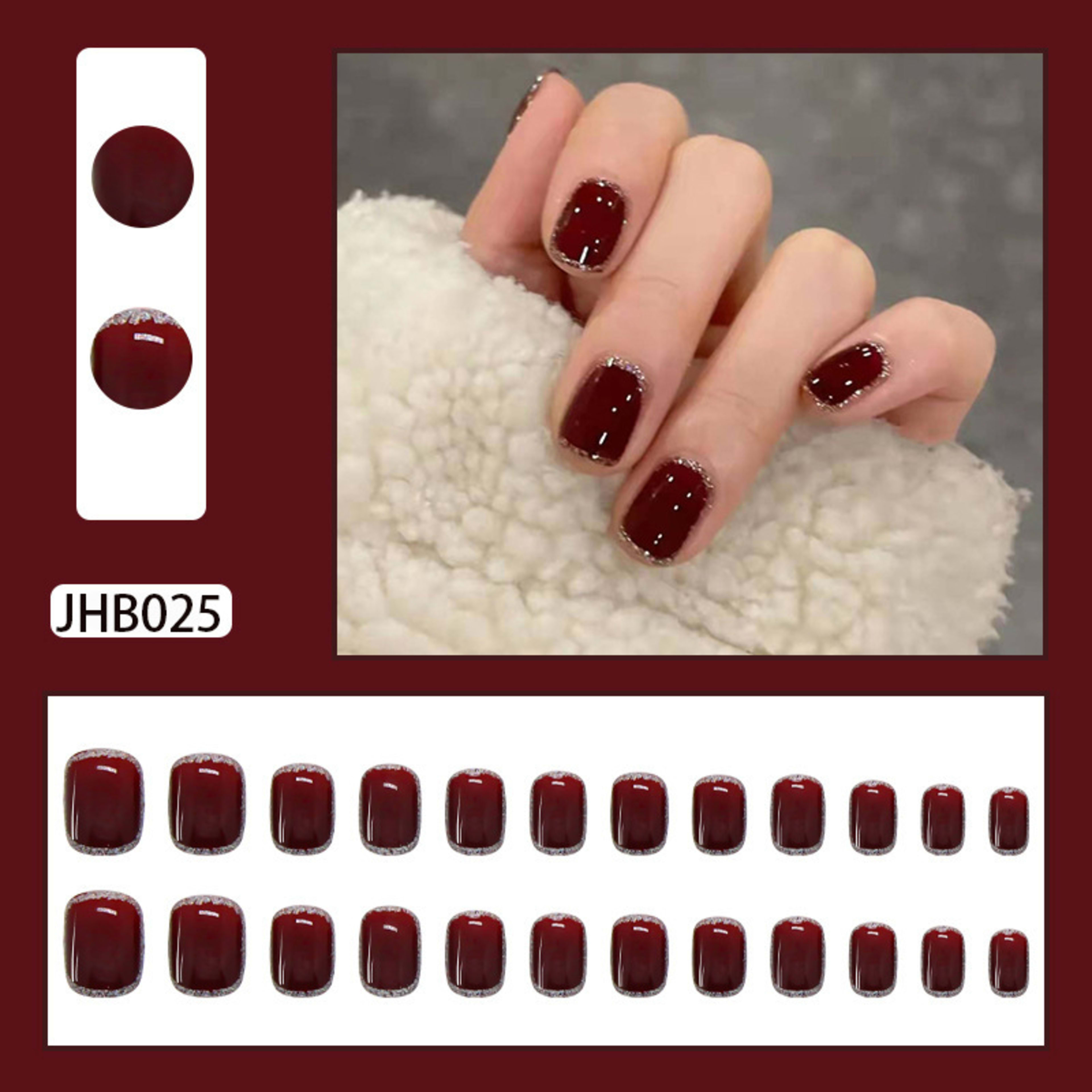 Pre-made Removable False Nail Tips 8