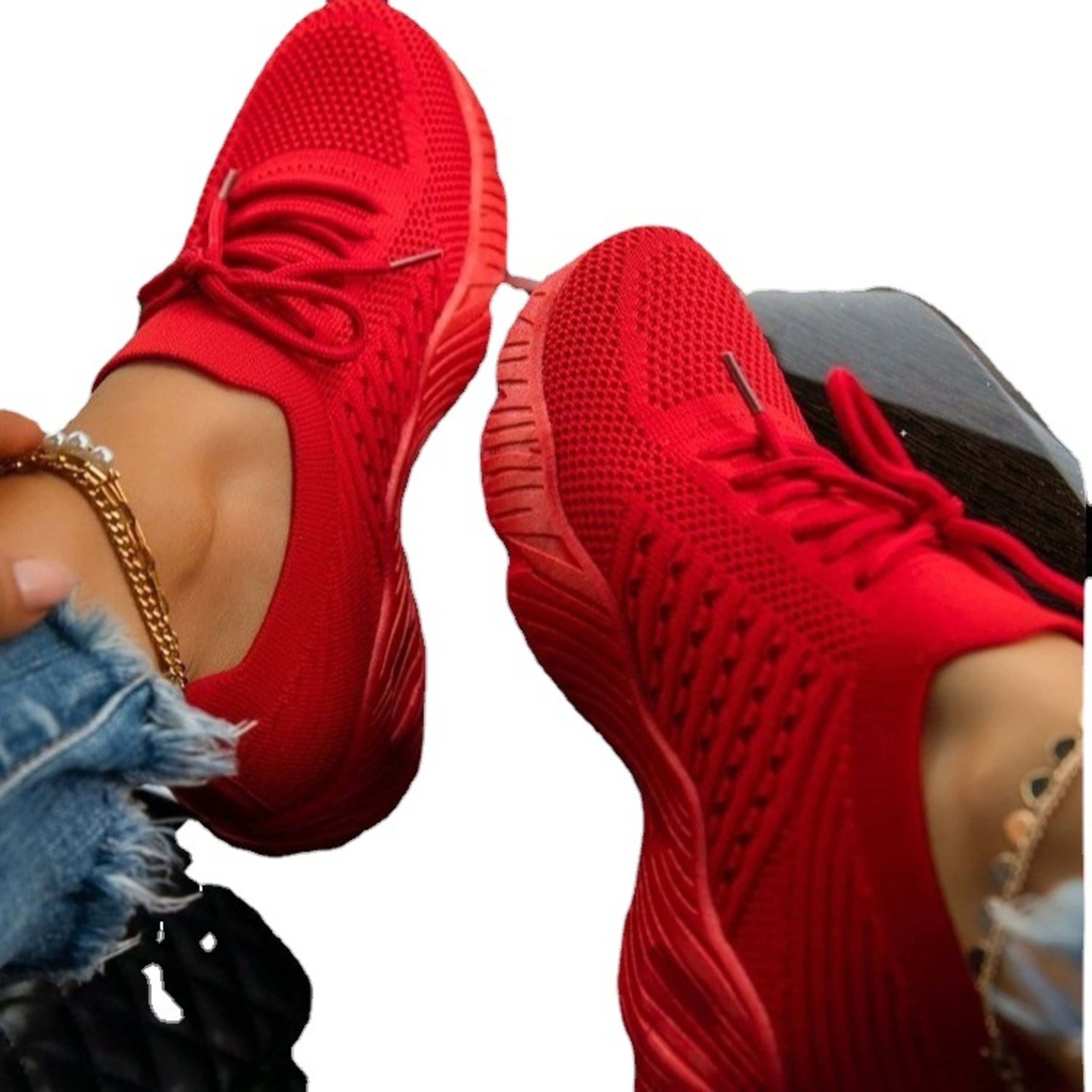 Women's Sneaker Thick Bottom Solid Color Dad Shoes 10