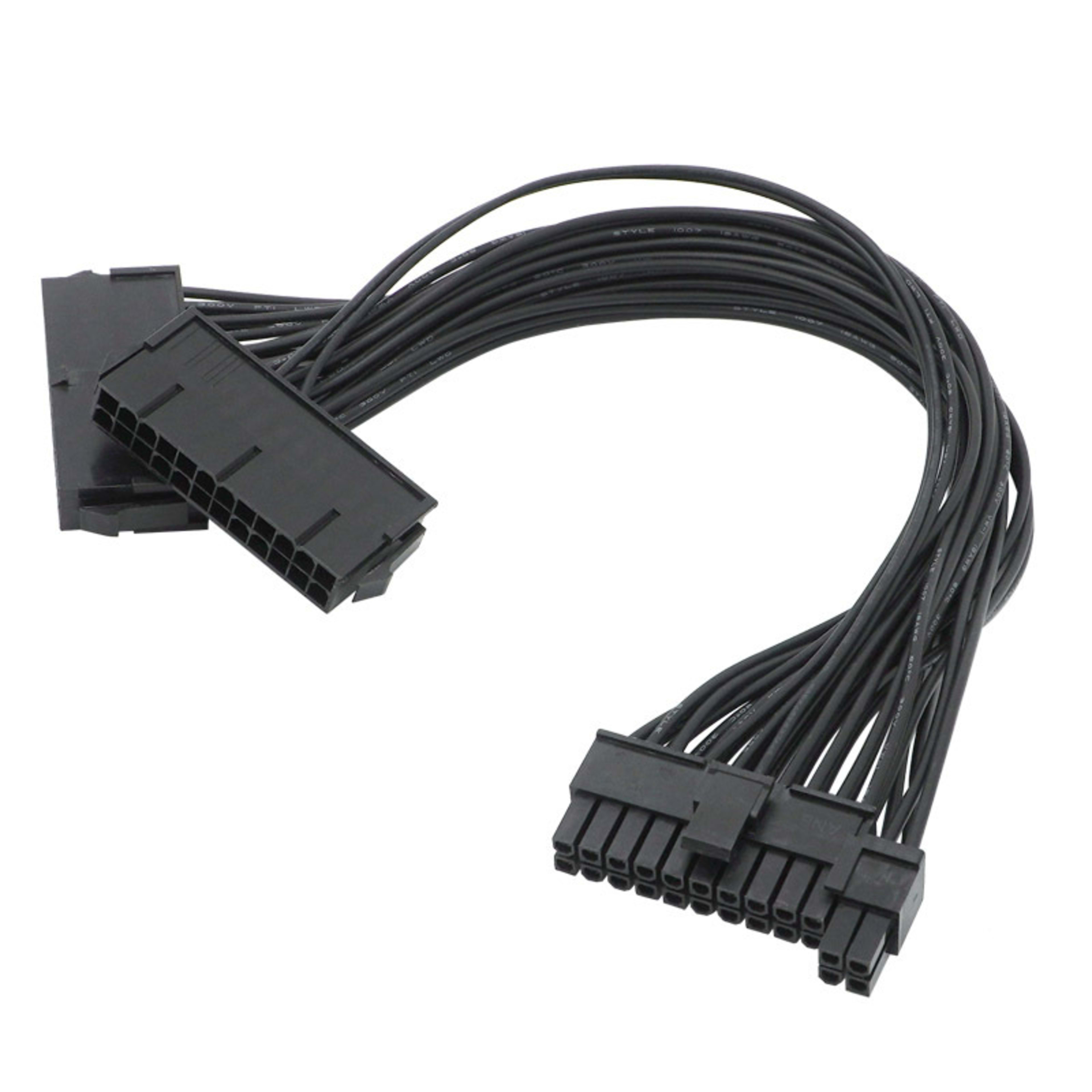 Dual-power Supply Synchronous Start Cable All-copper 24-pin To 4-pin Connector 5