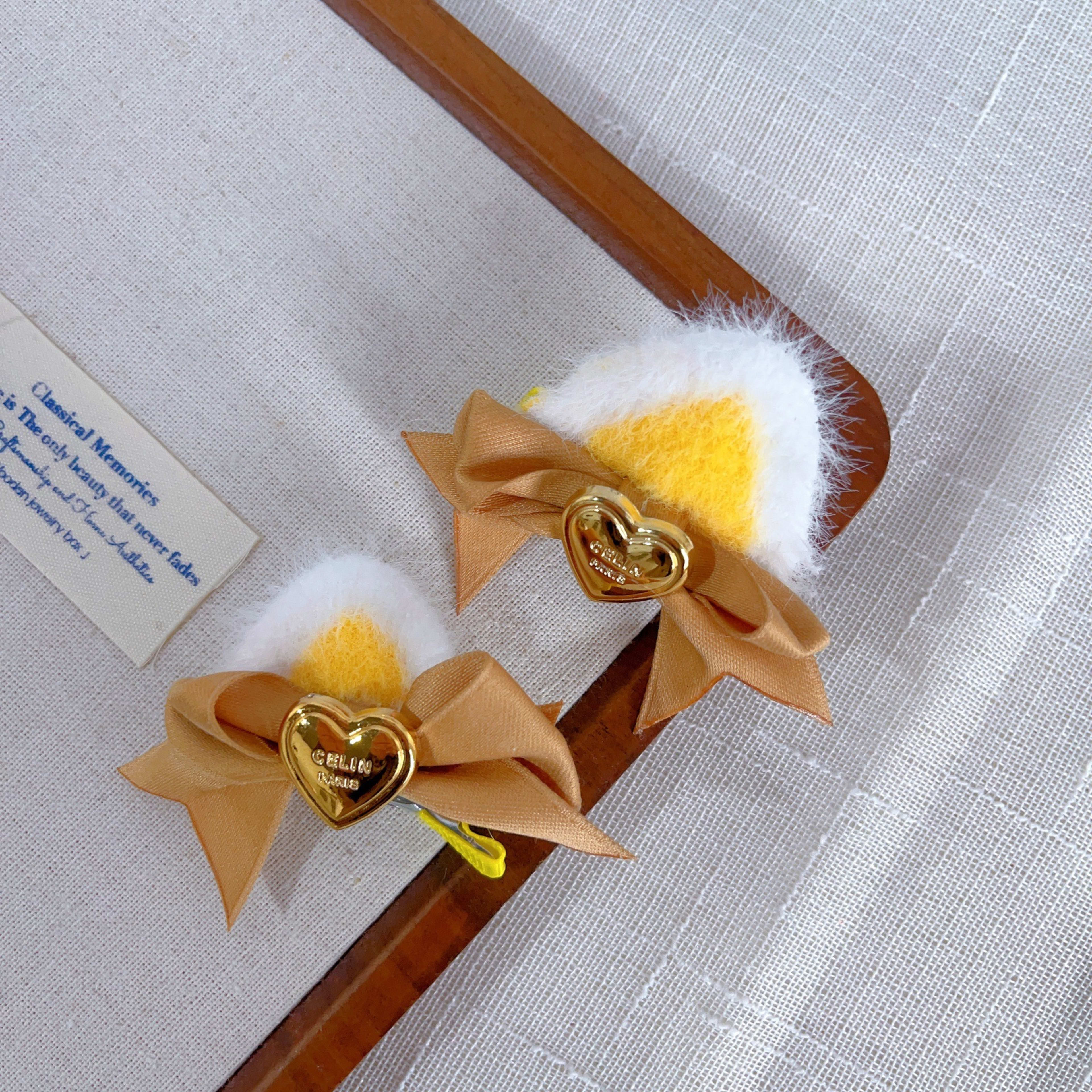 Cute Cat-ear Bow Hair Clip 7