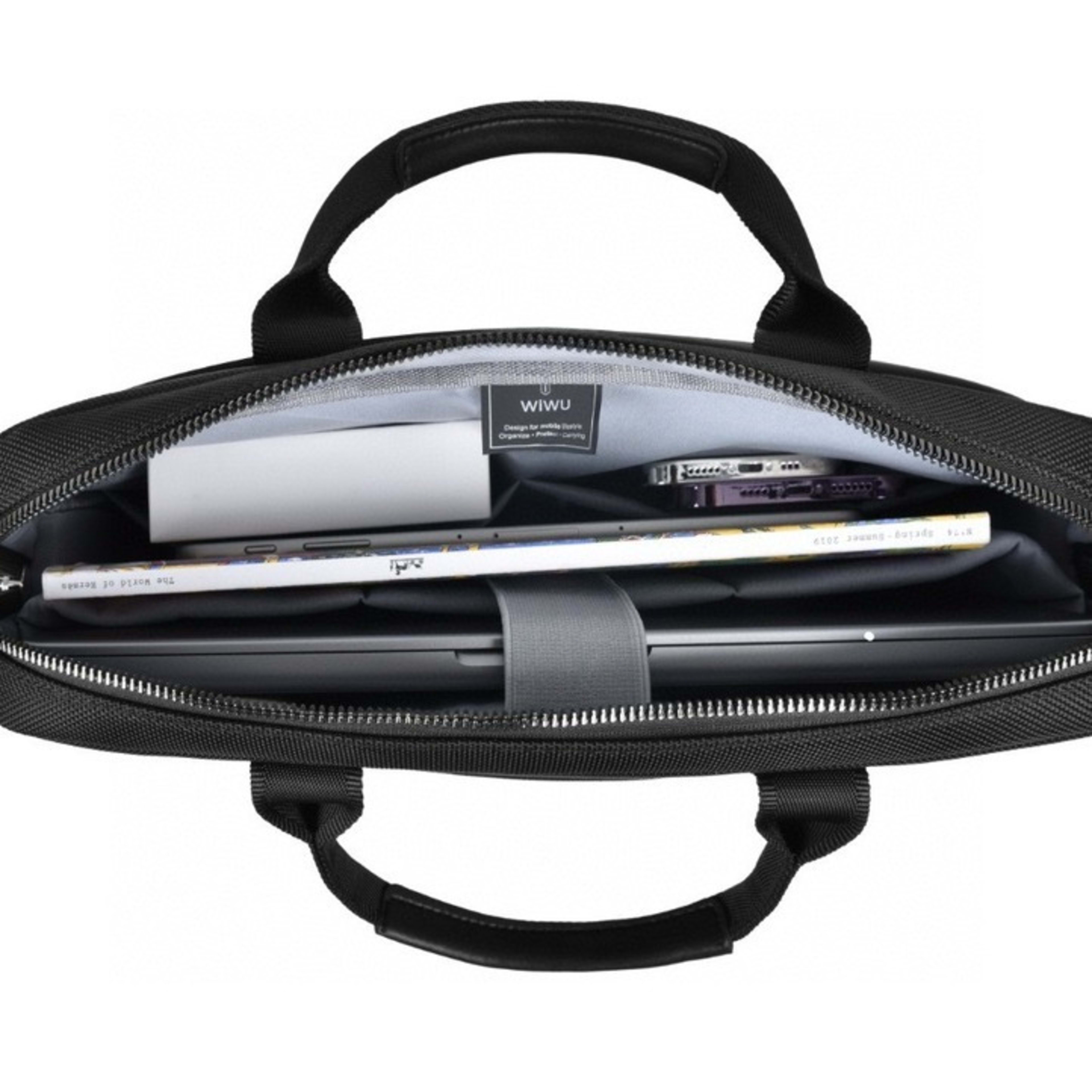 Multi-pocket Design Items Classified And Placed Separate Computer Layer Handbag 1