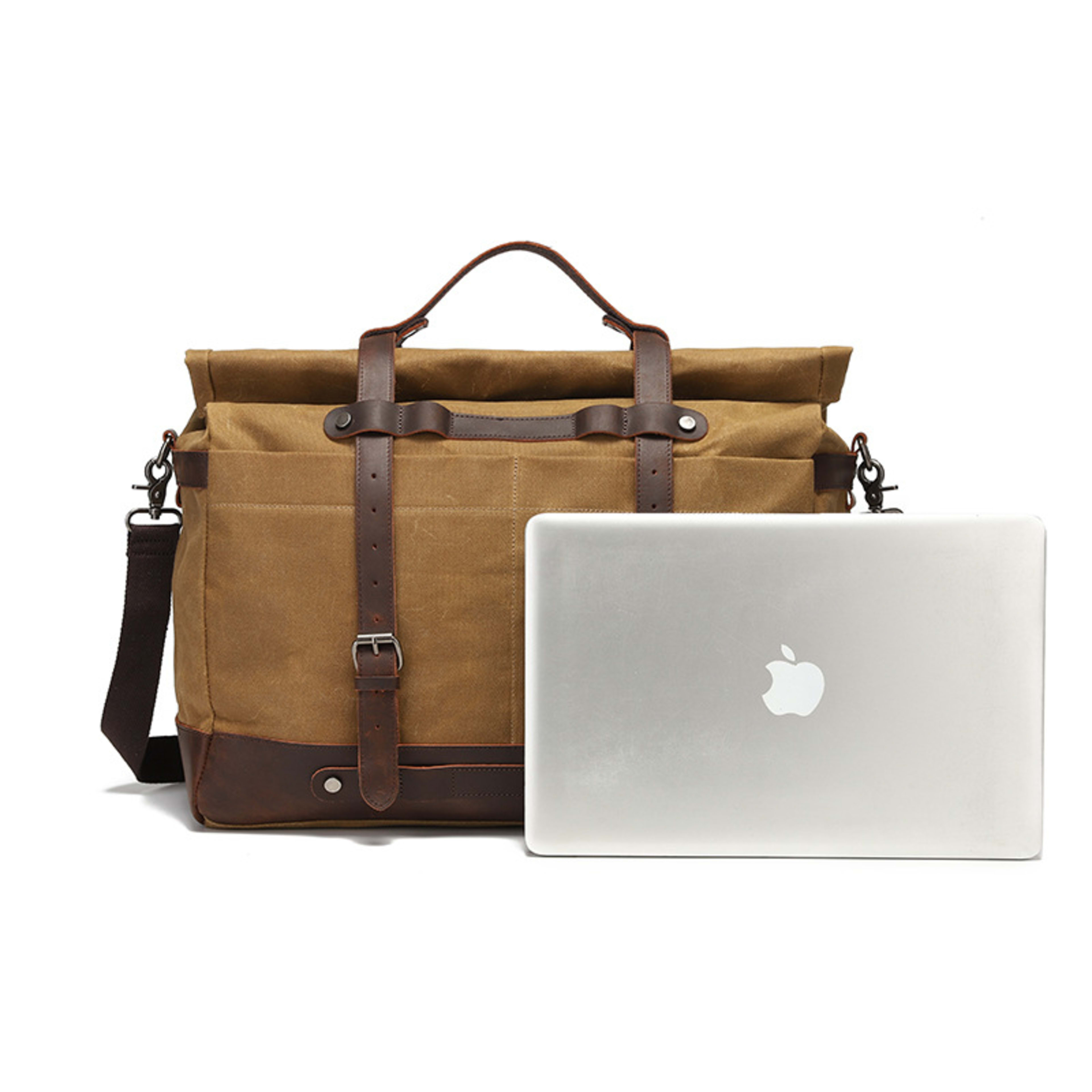 Canvas Shoulder Bag Casual Unisex Crossbody Bag 5