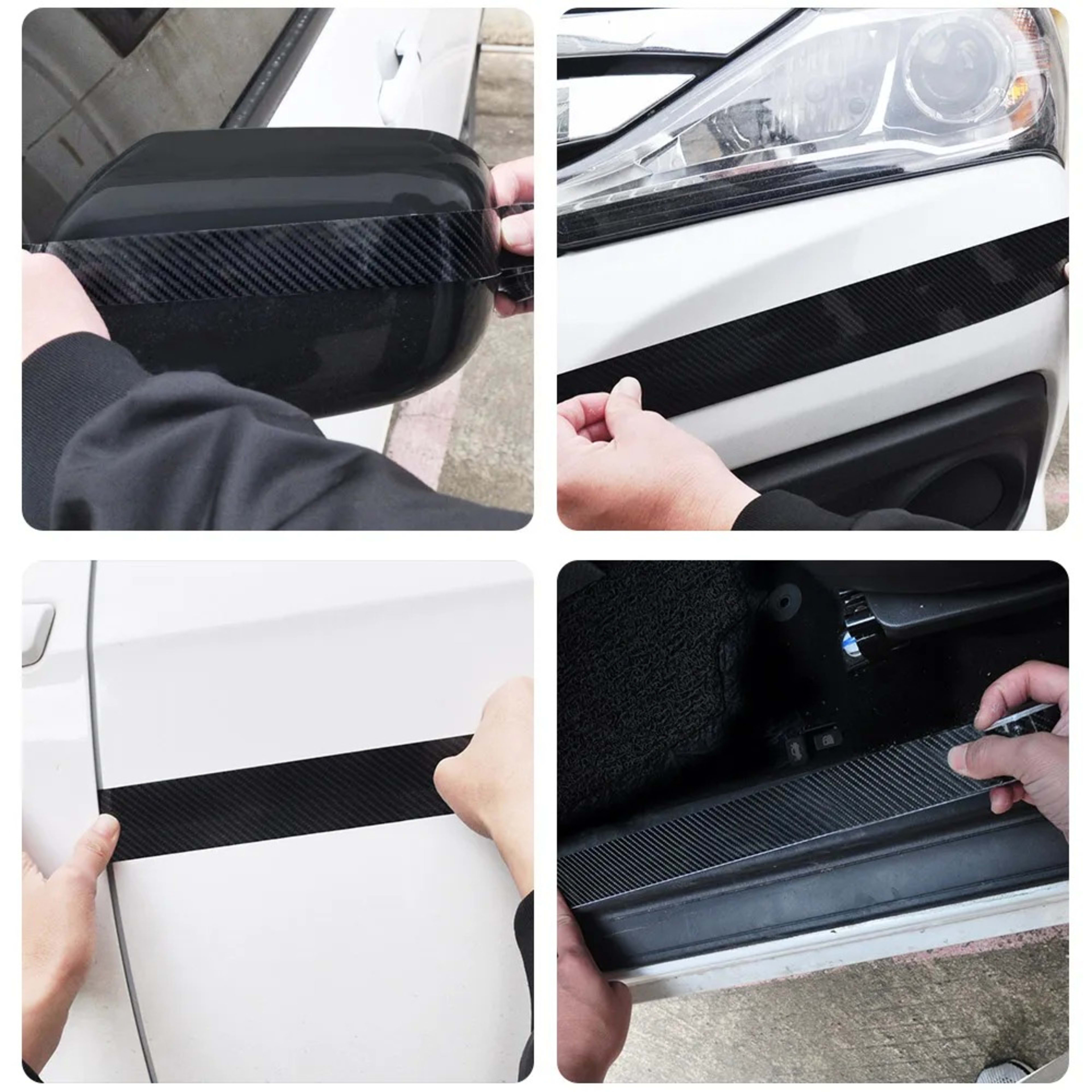 Car Door Anti-collision Strip Carbon Fiber Tape 3