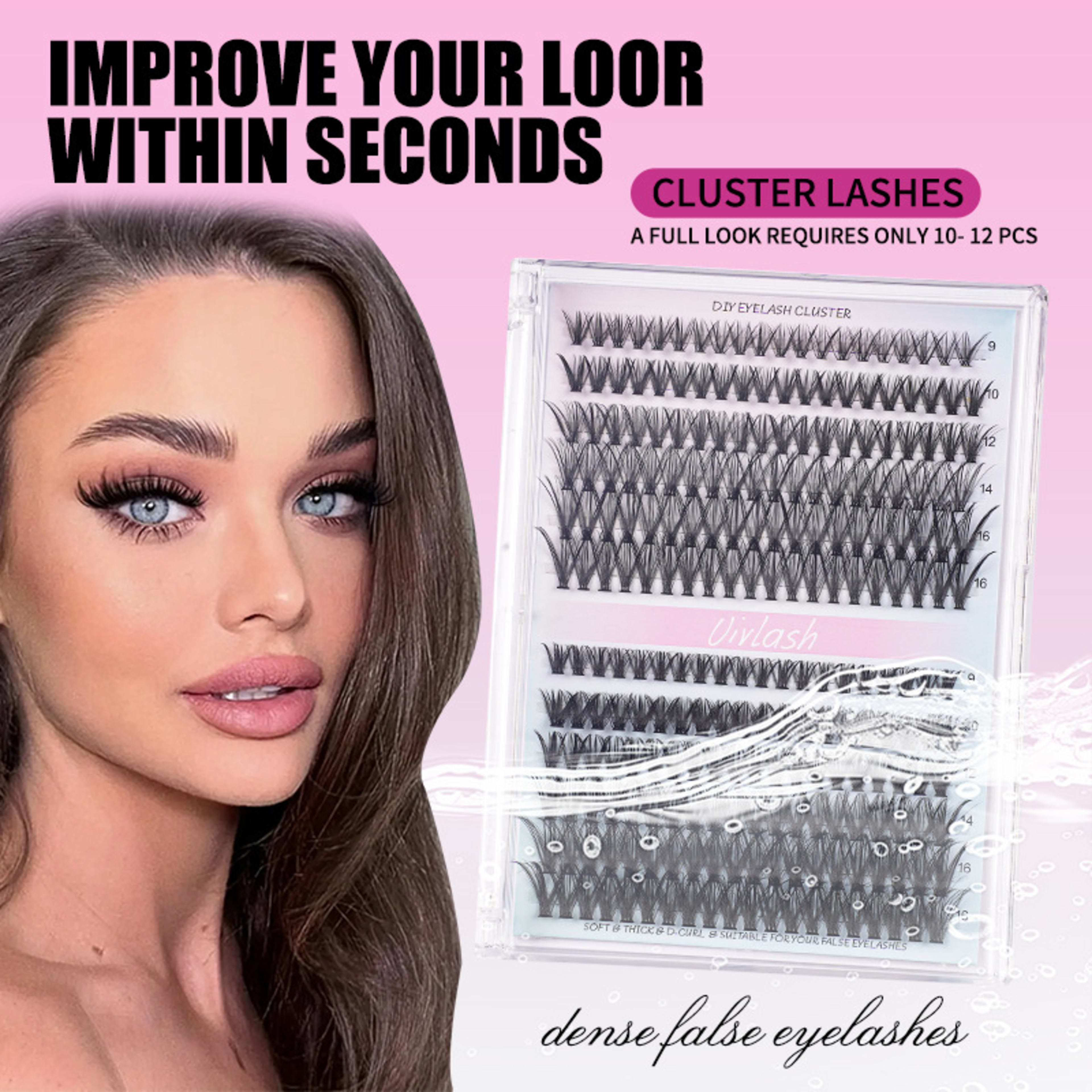 Cross-border Bestseller 30D40D Single-cluster False Eyelashes
