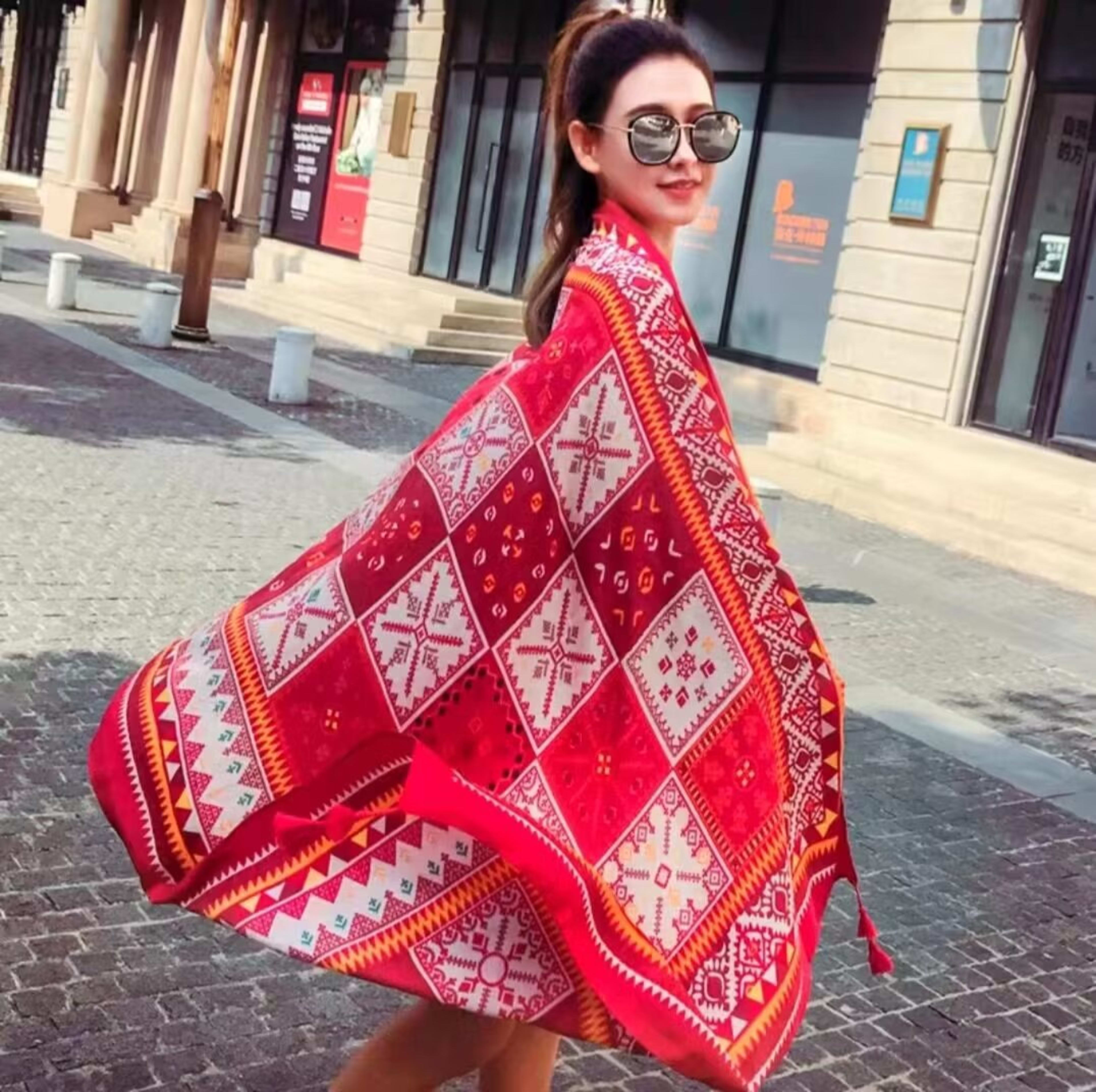 Ethnic-style Dual-use Beach Towel New Arrival 46