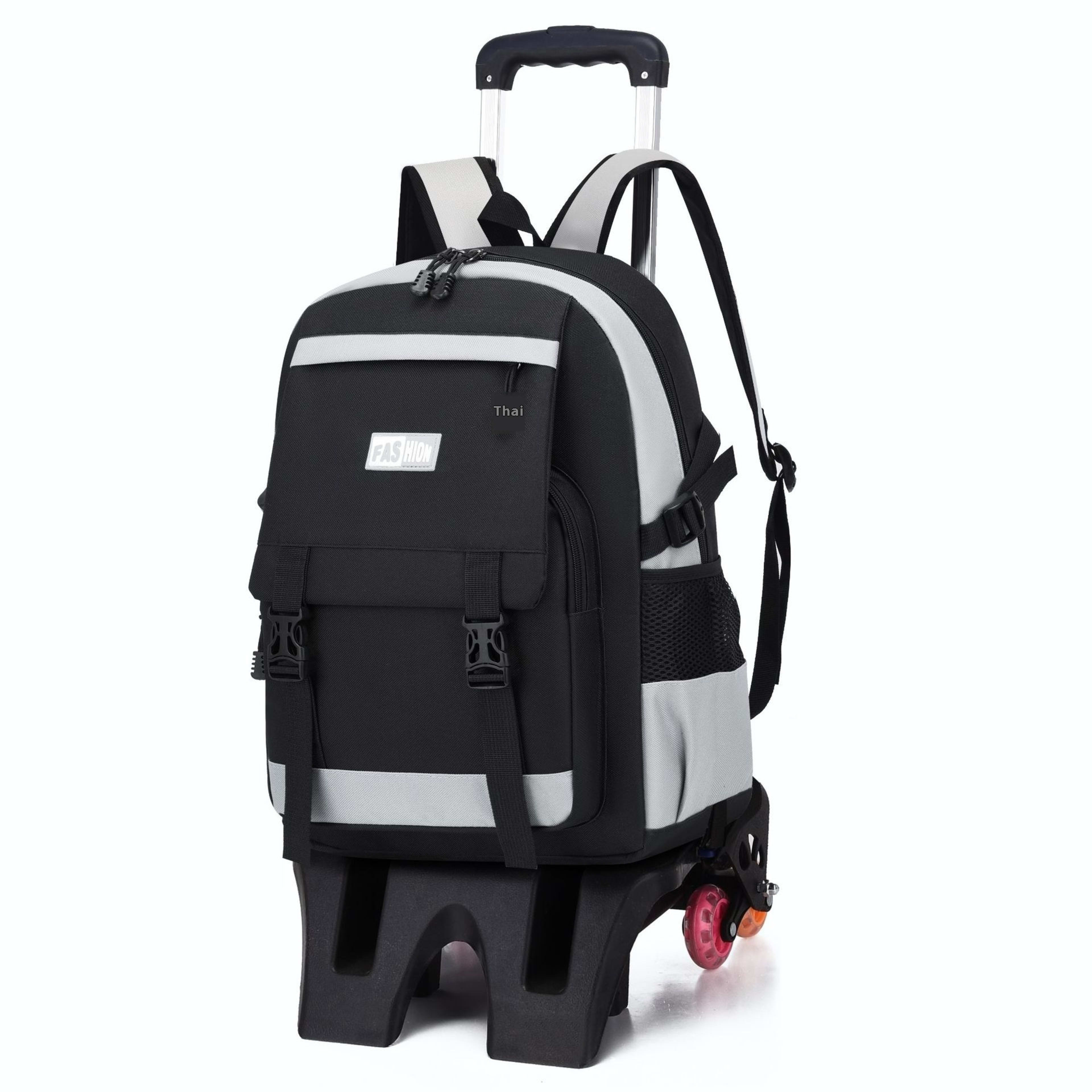 Leisure Primary School Student Large Capacity Pull Rod Backpack 24