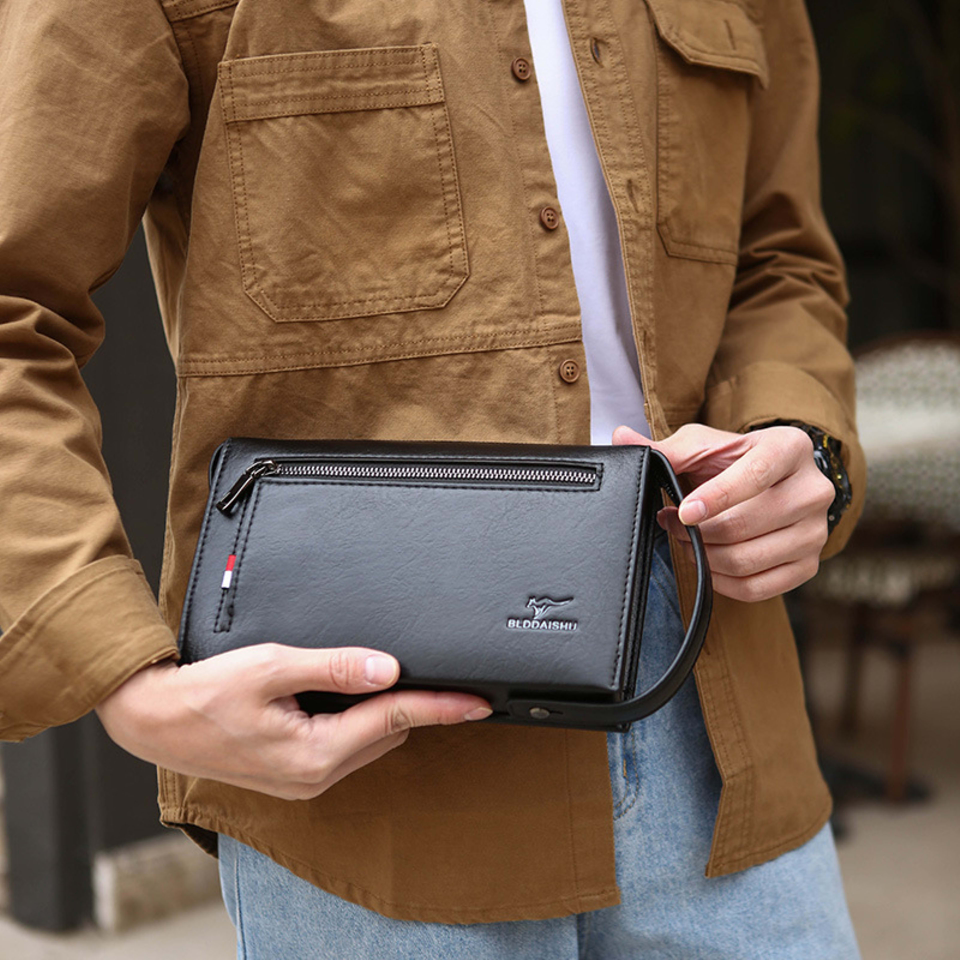Men's New Clutch Large Capacity Briefcase 3