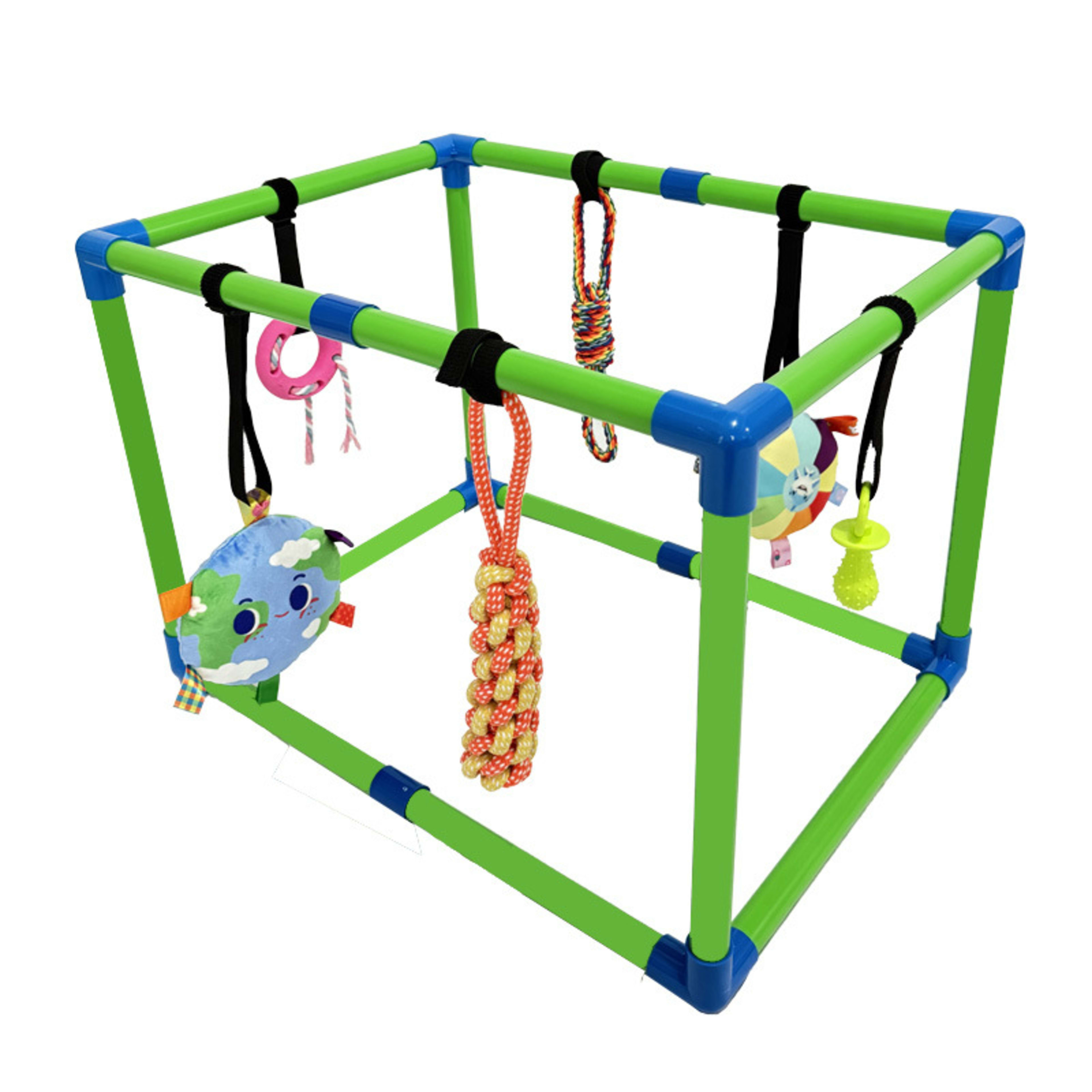 PVC Pipe Pet Dog Toy GymPVC Pipe Assembly Frame With Optional Add-on 2