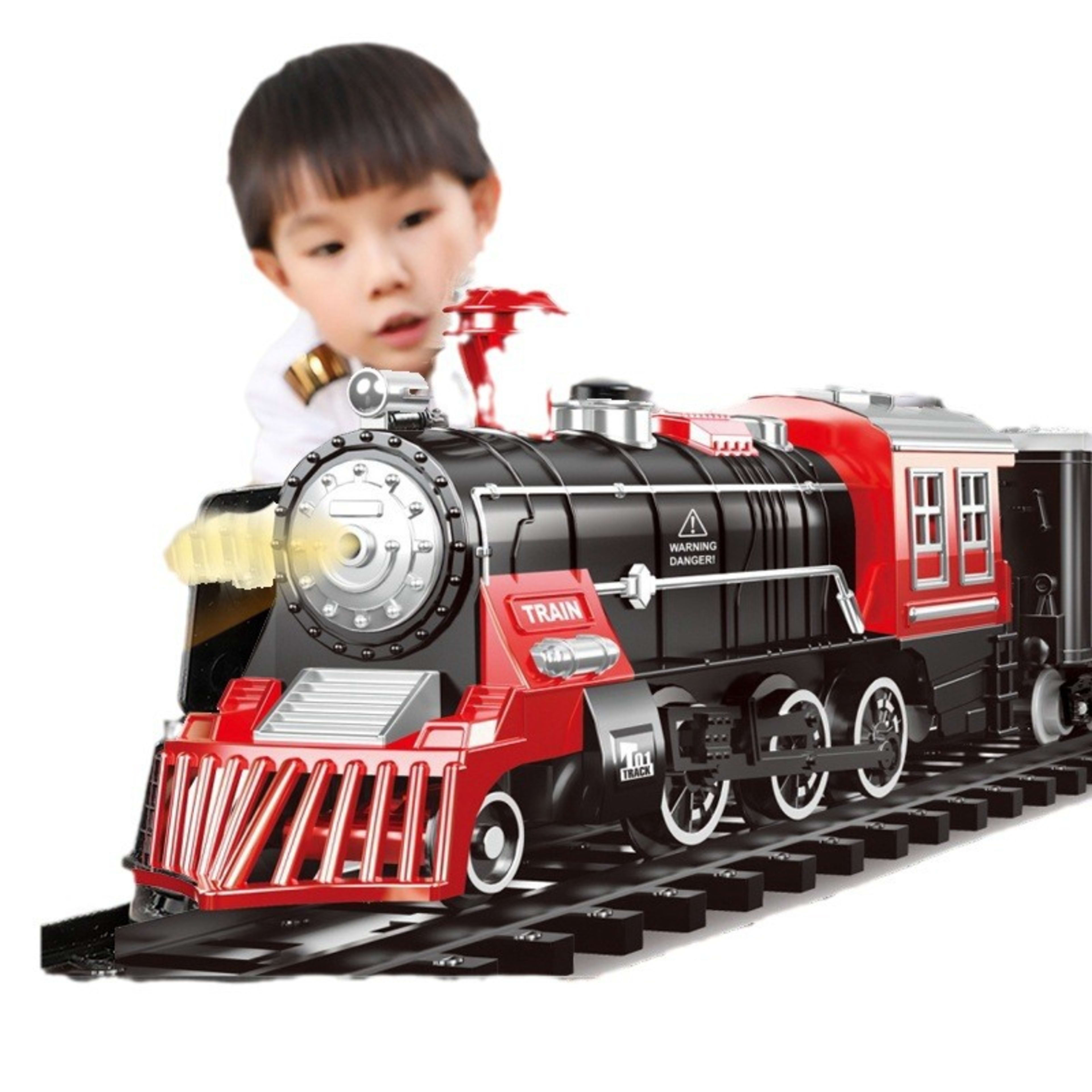 Children Boy Electric Steam Motor Car Birthday New Year Gift 6