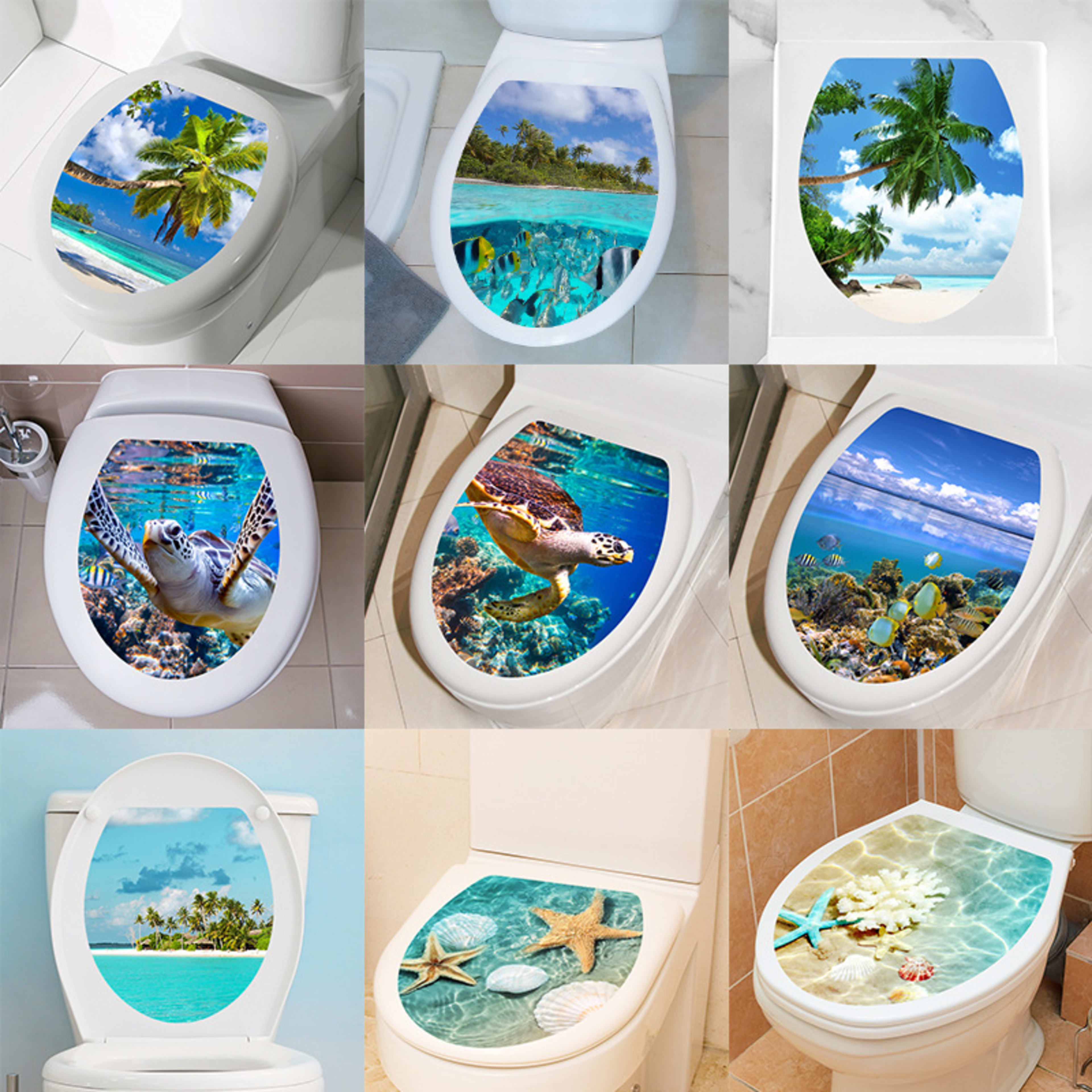 Happy Day Underwater World Sea Turtle Dolphin Fish Swarm Shell 3