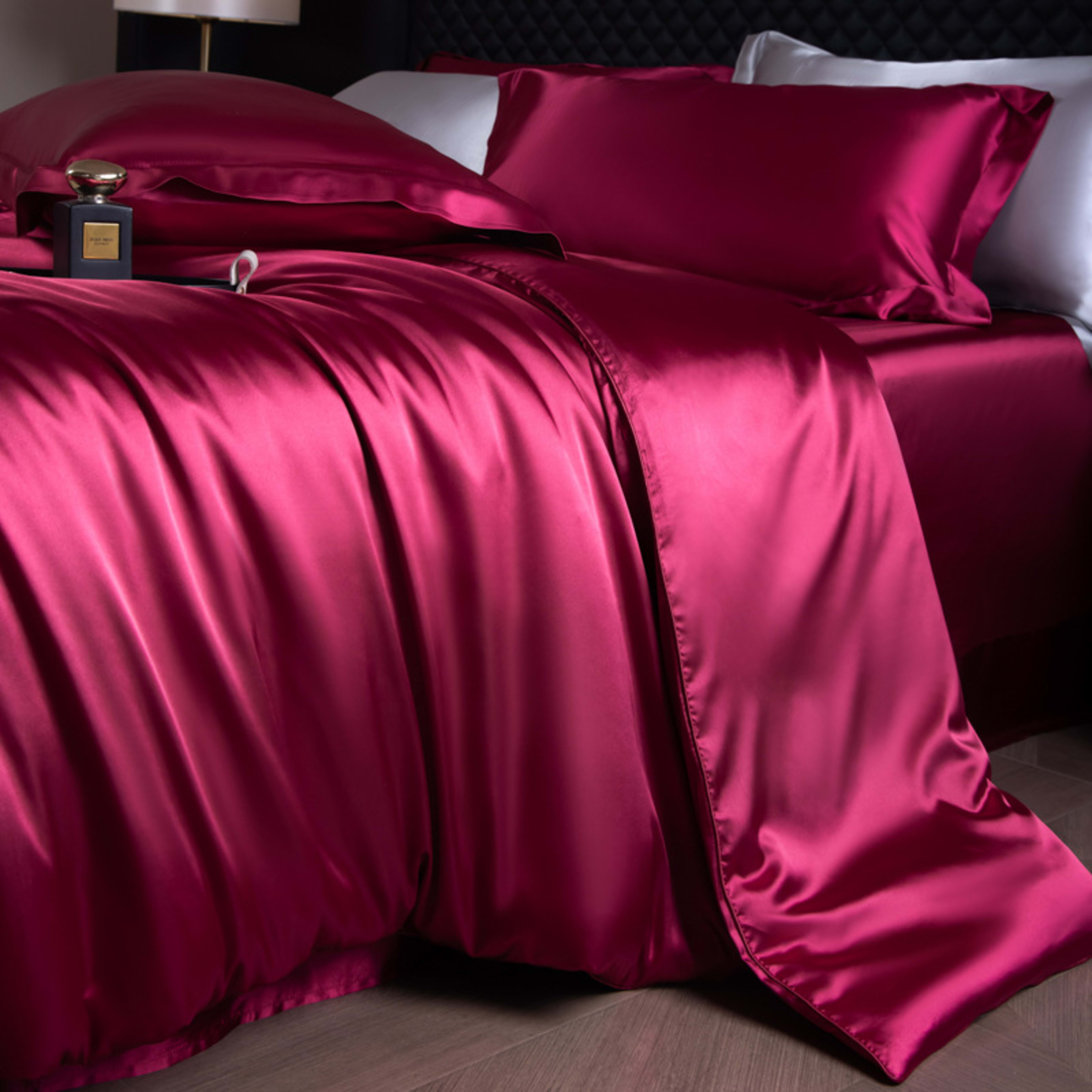 Luxury Real Double Sided Silk Naked-Sleep Duvet Cover Set 9