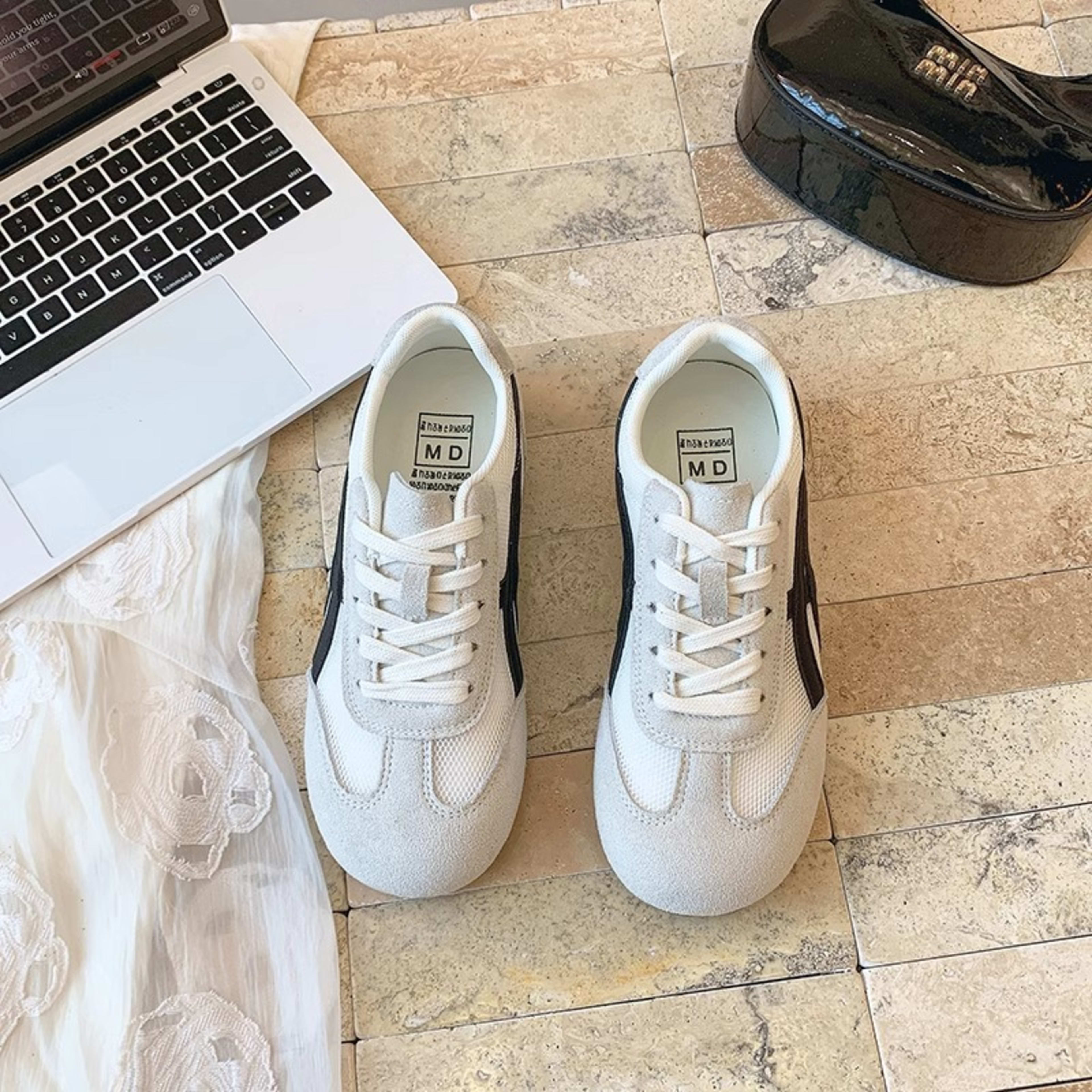 Women's Leather Thick-soled Breathable Mesh Cortez 5