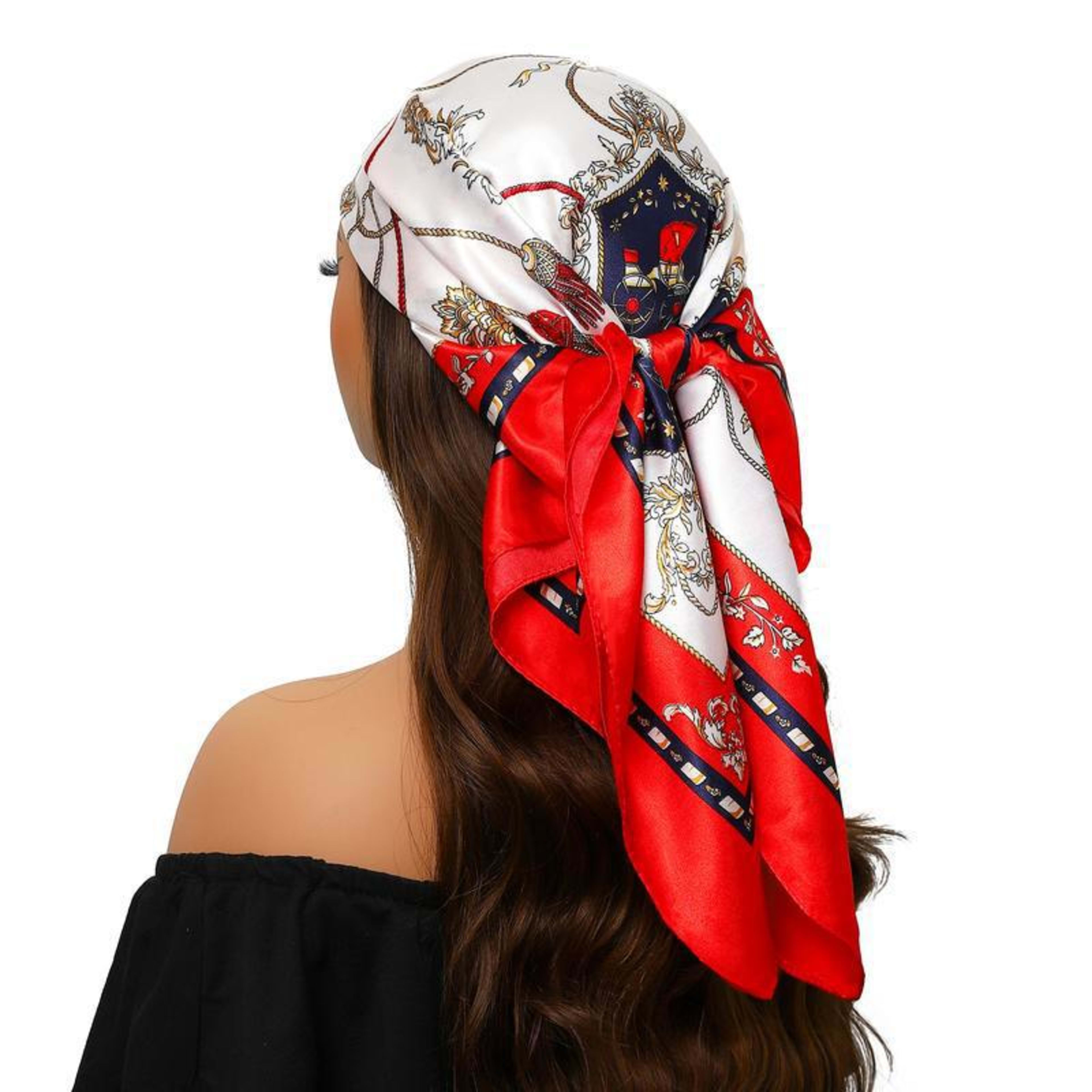 Women's Creative Printed All-Match Shawl Headscarf 51