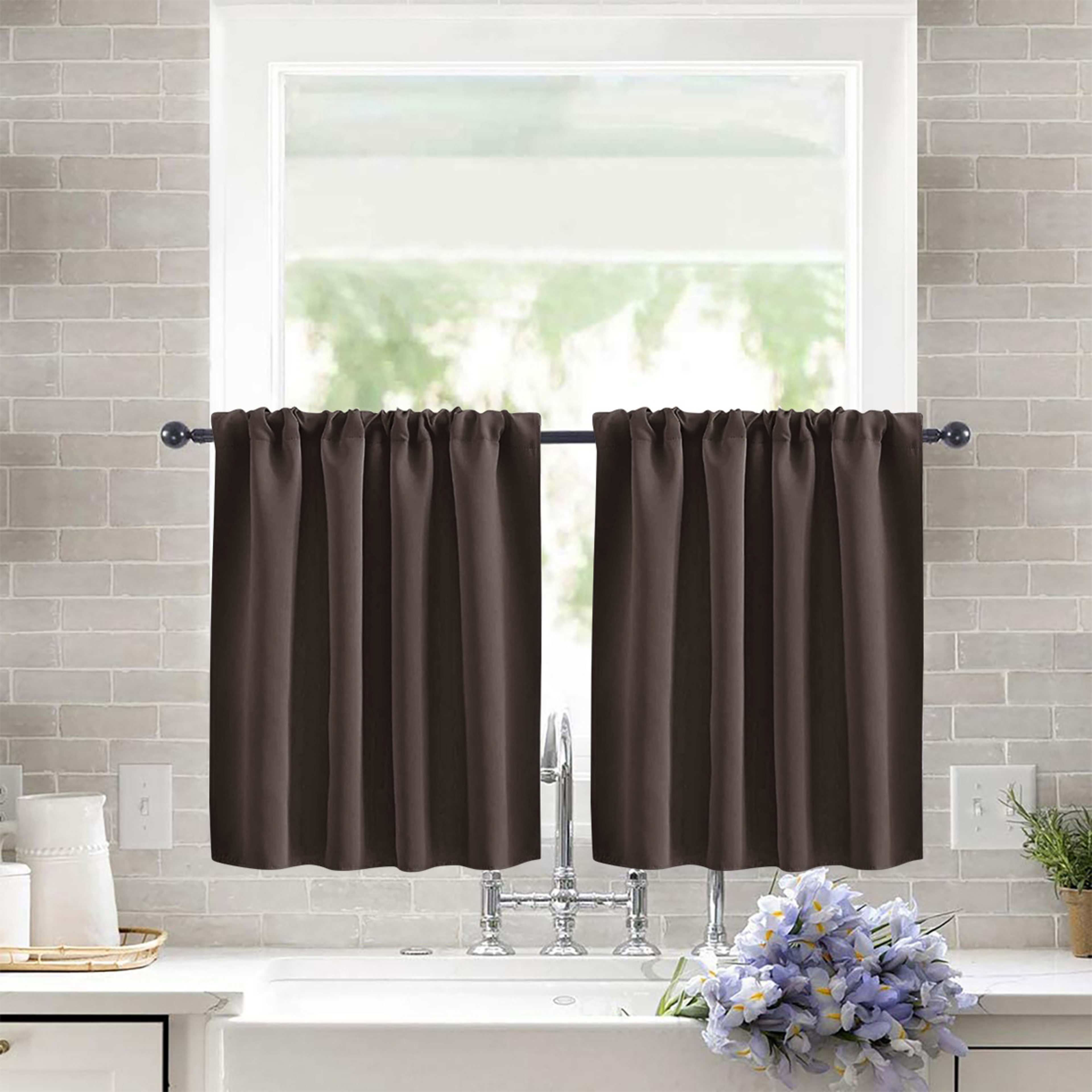 Shade Solid-color  High-precision Short Curtain 16