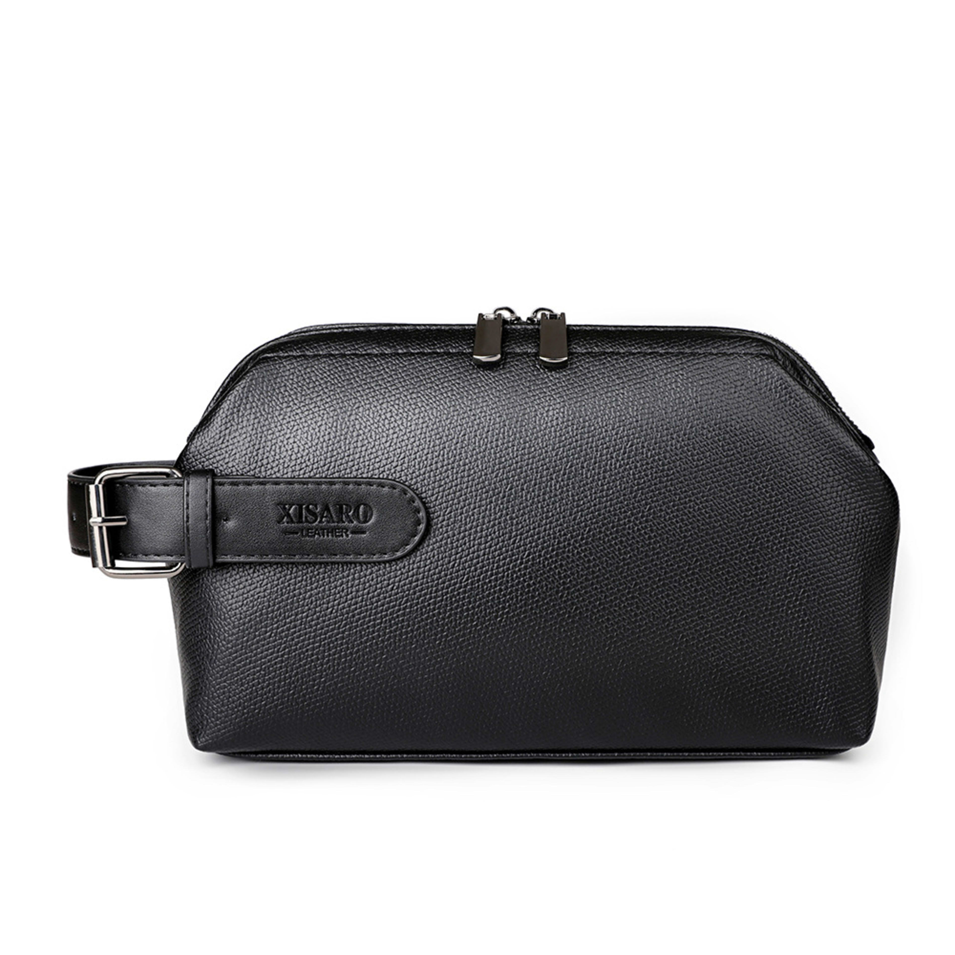 Large Capacity Business Casual Men's Soft Leather Handbag 2