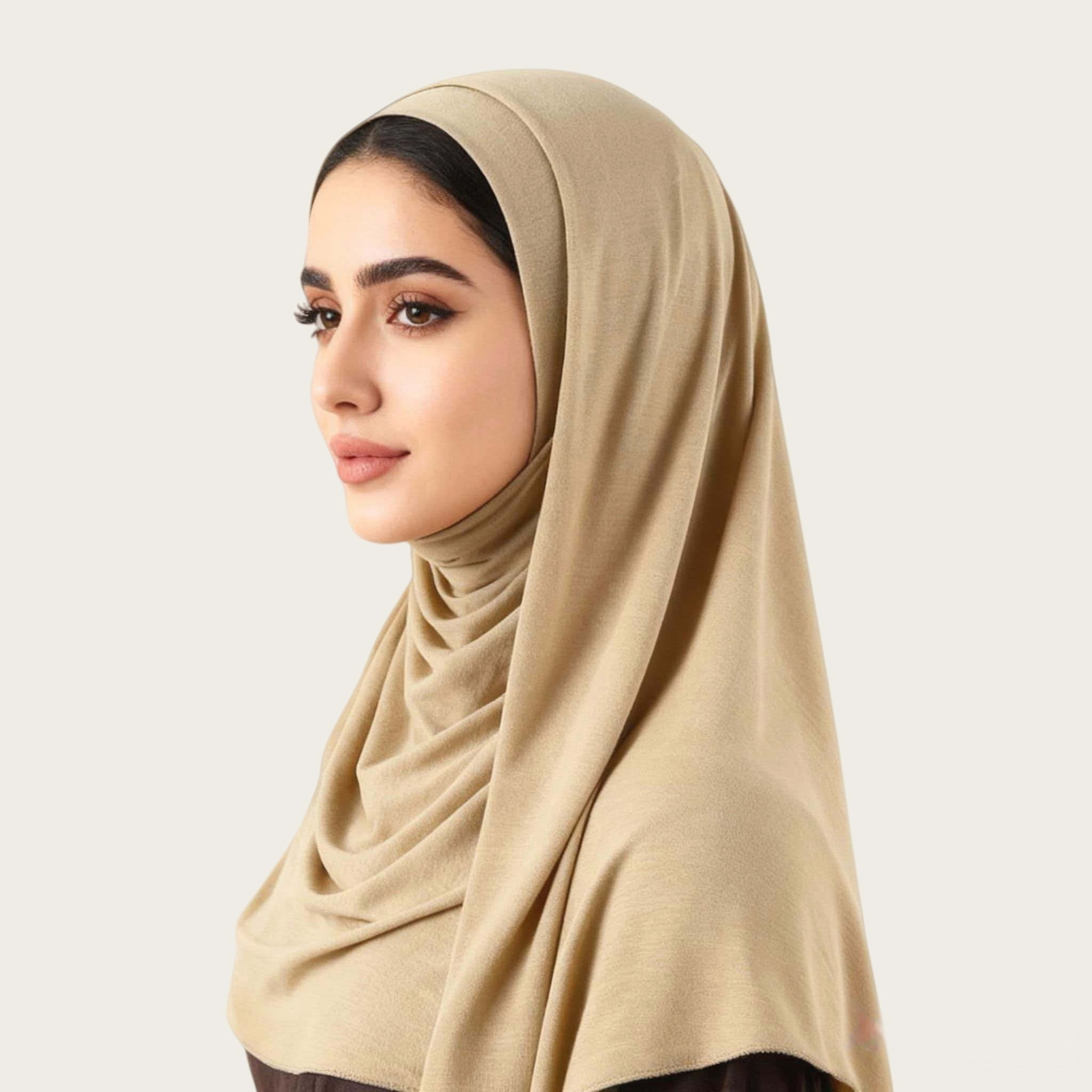 Mercerized Cotton Trendy Versatile Scarf Solid-color Long Scarf 16