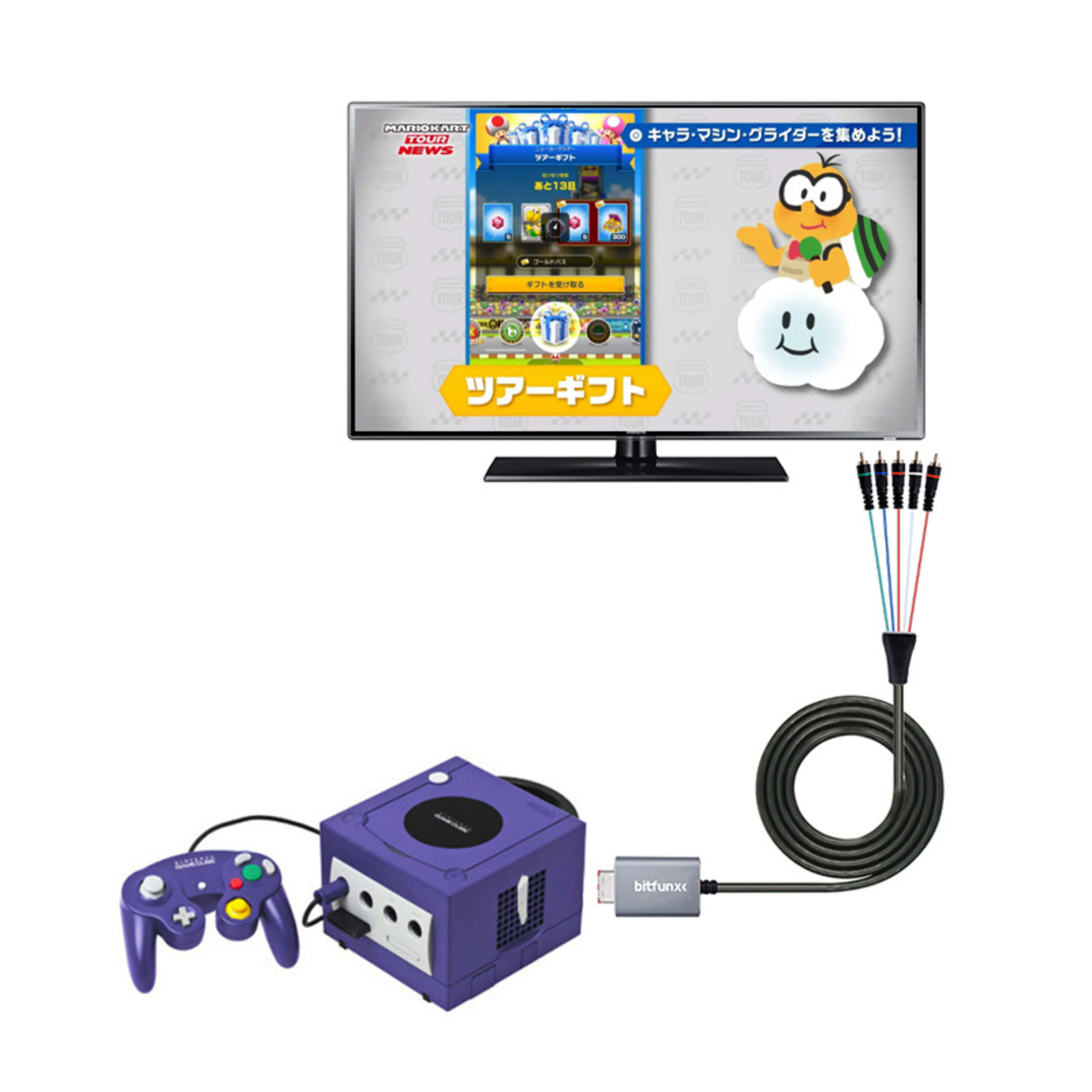 Color Difference Line Cable NGC Digital AV Output Audio And Video Cable 2